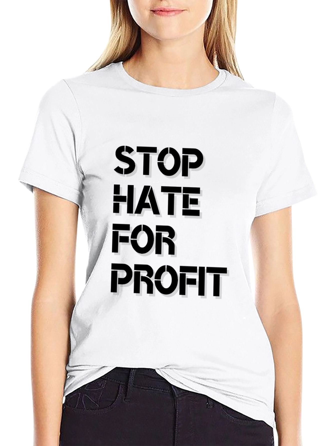 Stop Hate for Profit Black T-Shirt