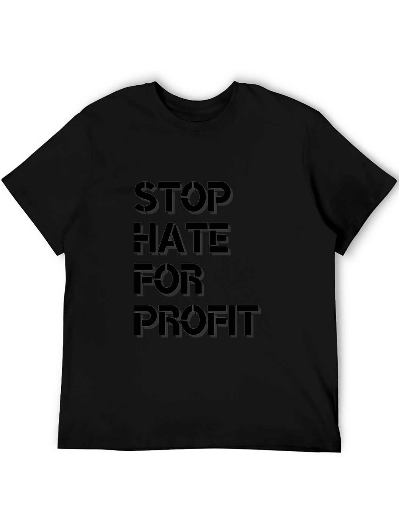 Stop Hate for Profit Black T-Shirt