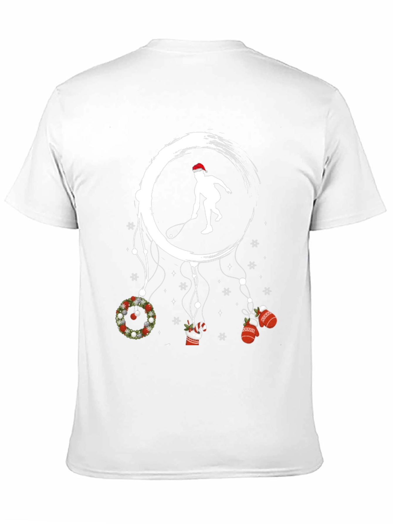 Squash Player Christmas T-Shirt
