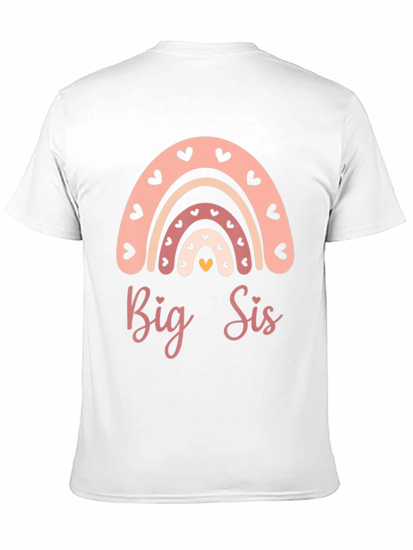 Big Sis Rainbow Heart T-Shirt