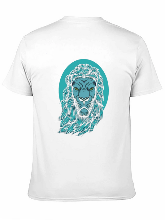 Lion Graphic Tee - Bold Animal Design