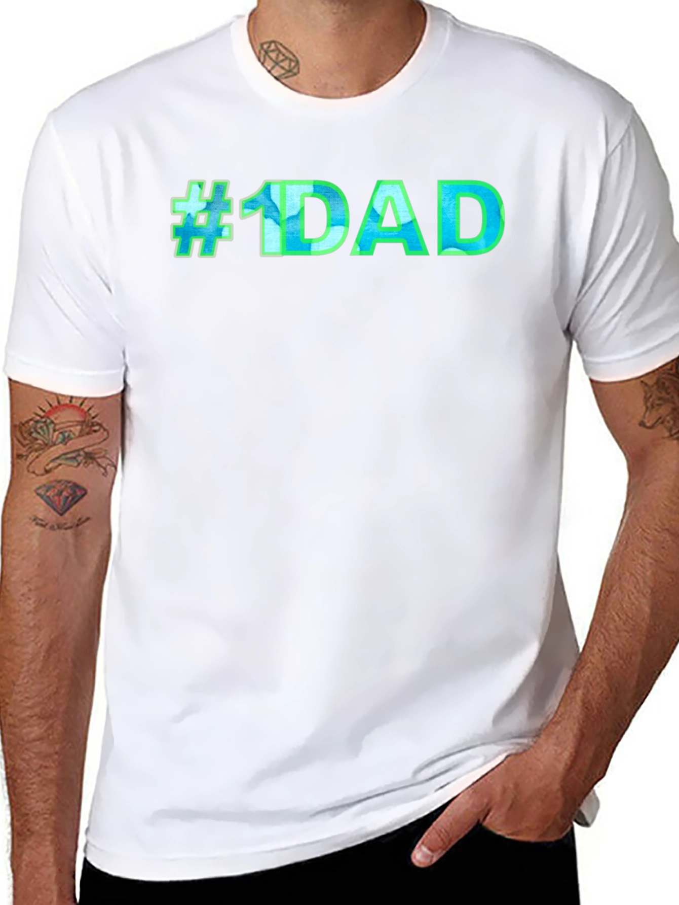 #1 Dad T-Shirt - Fathers Day Gift