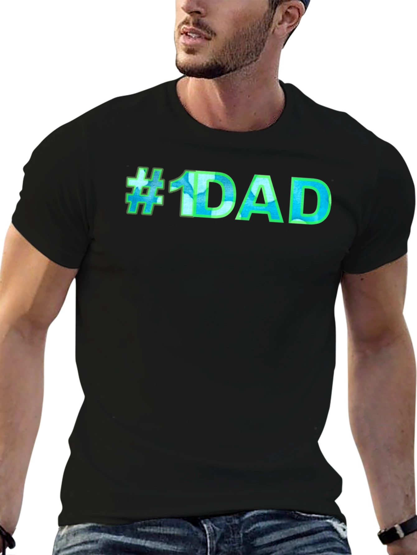 #1 Dad T-Shirt - Fathers Day Gift