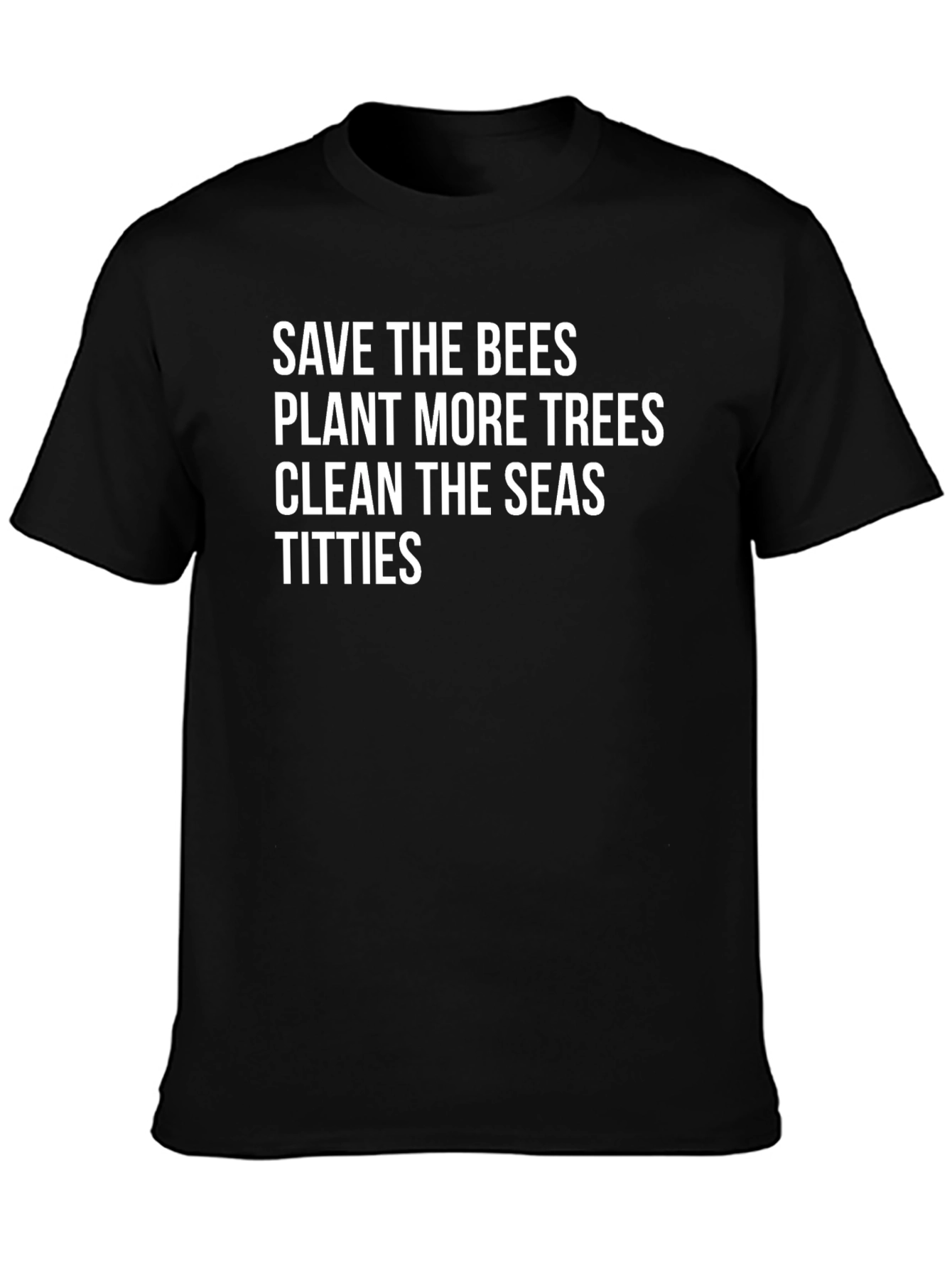 Save the Bees Graphic Print T-Shirt