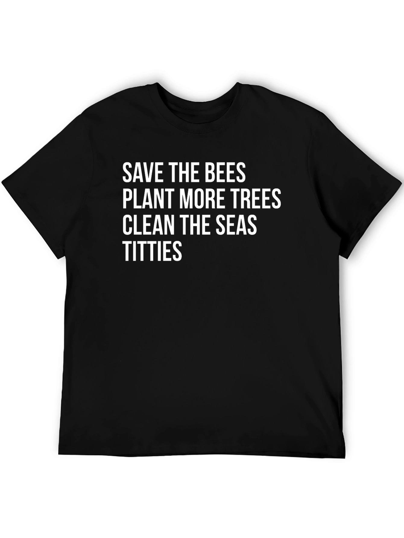 Save the Bees Graphic Print T-Shirt