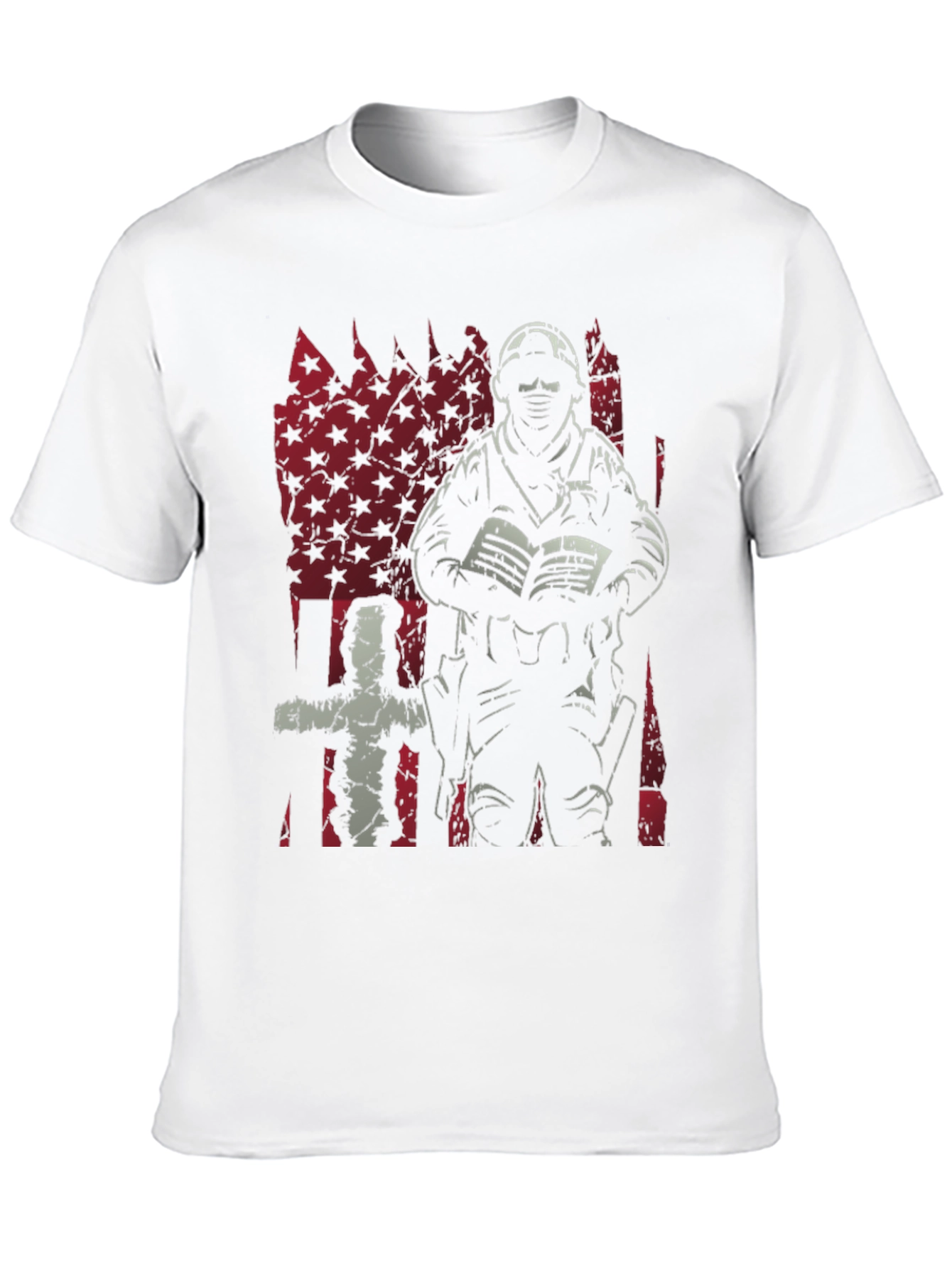 American Flag Tactical Military T-Shirt