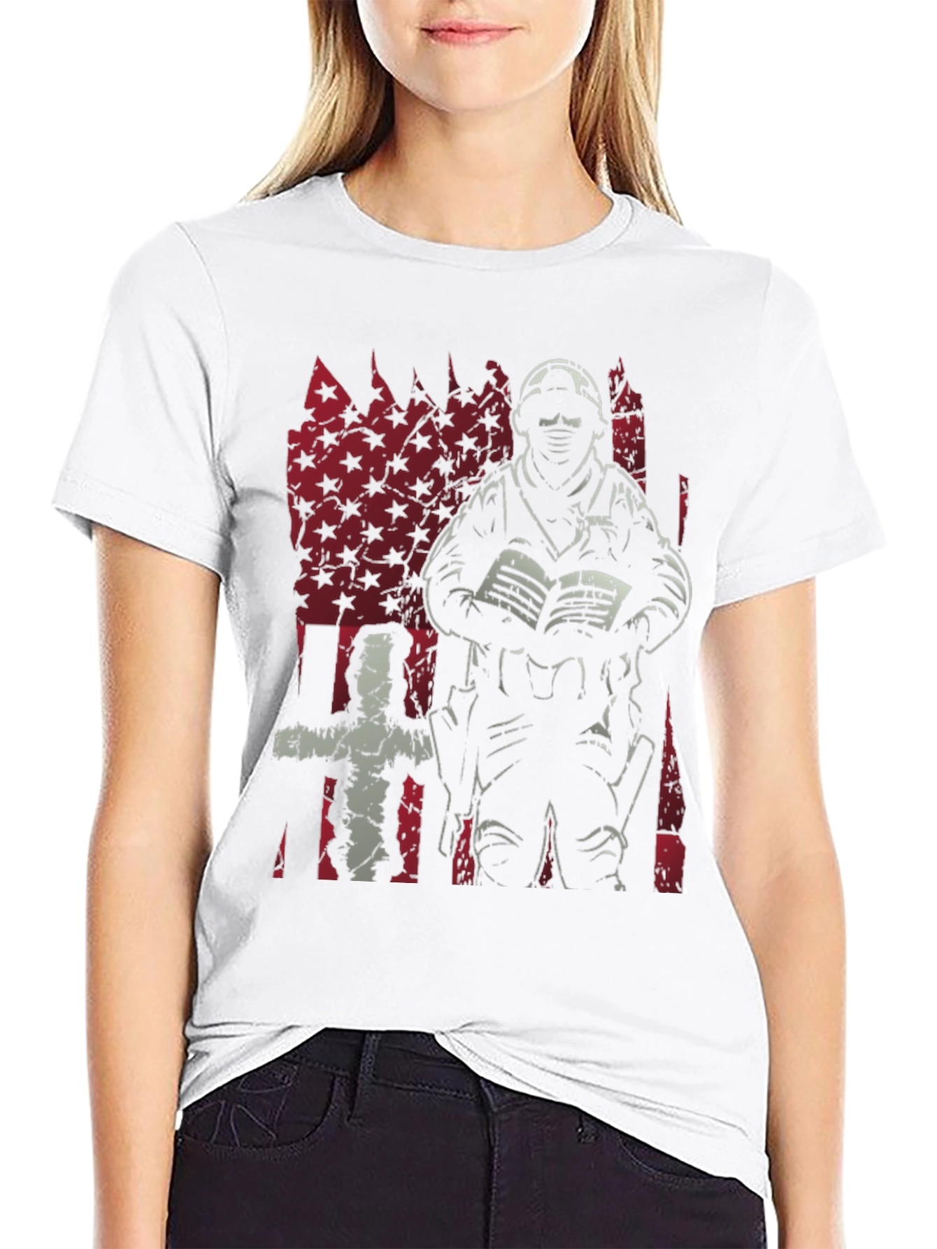 American Flag Tactical Military T-Shirt