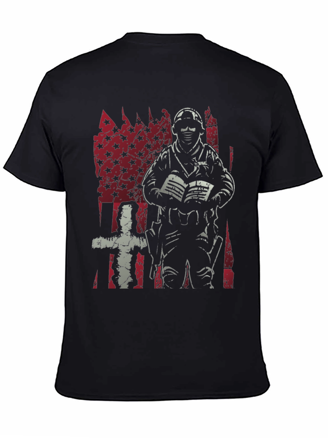 American Flag Tactical Military T-Shirt