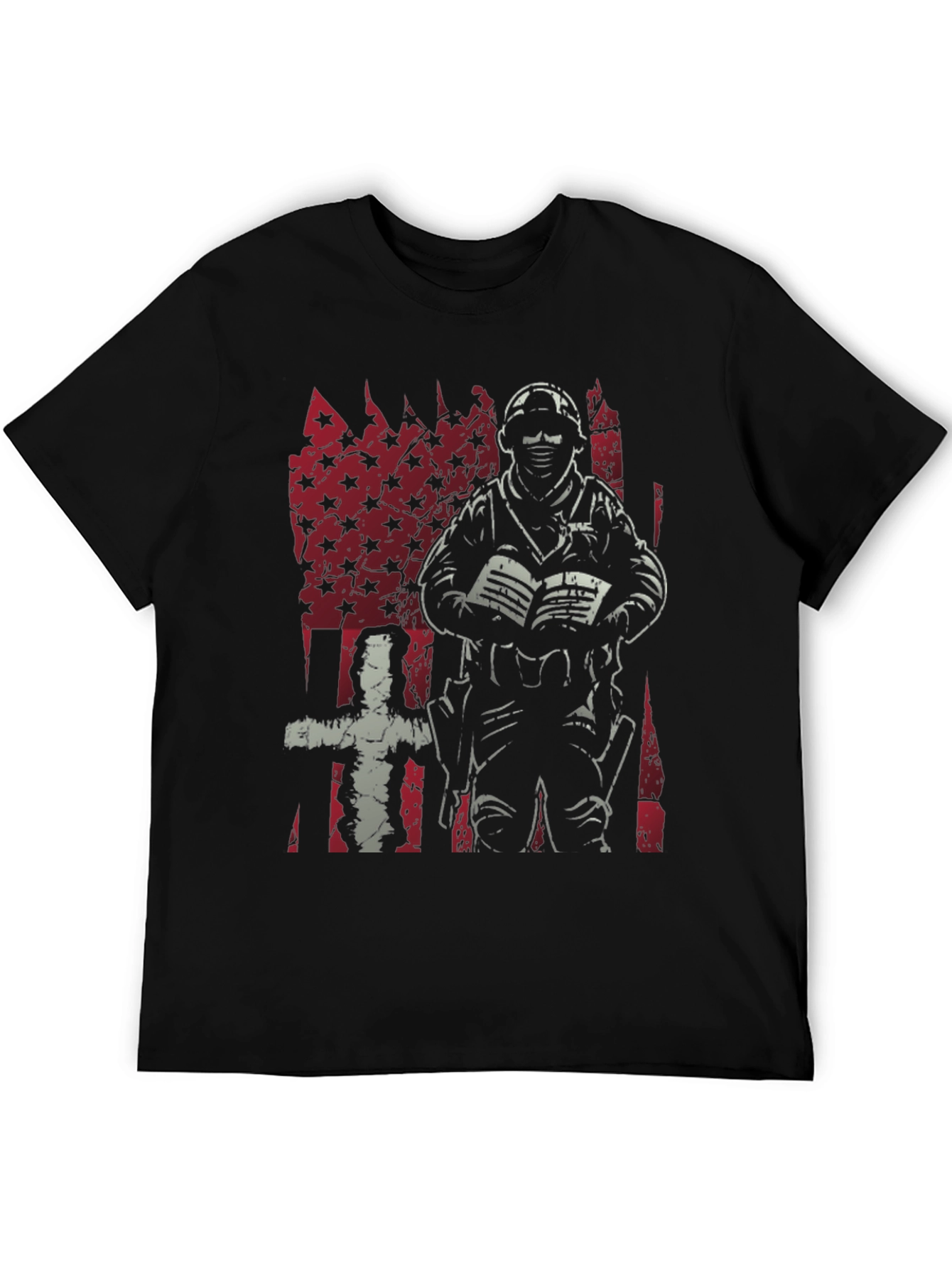 American Flag Tactical Military T-Shirt