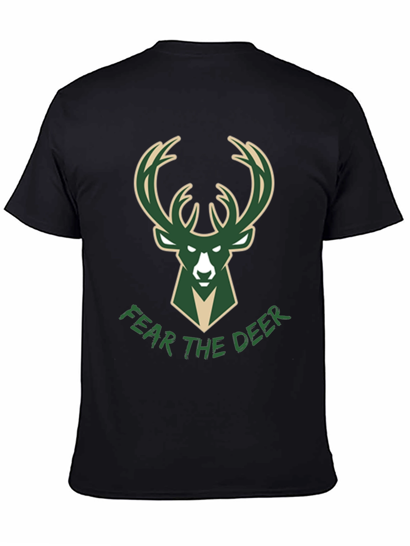 Fear the Deer Black Tee