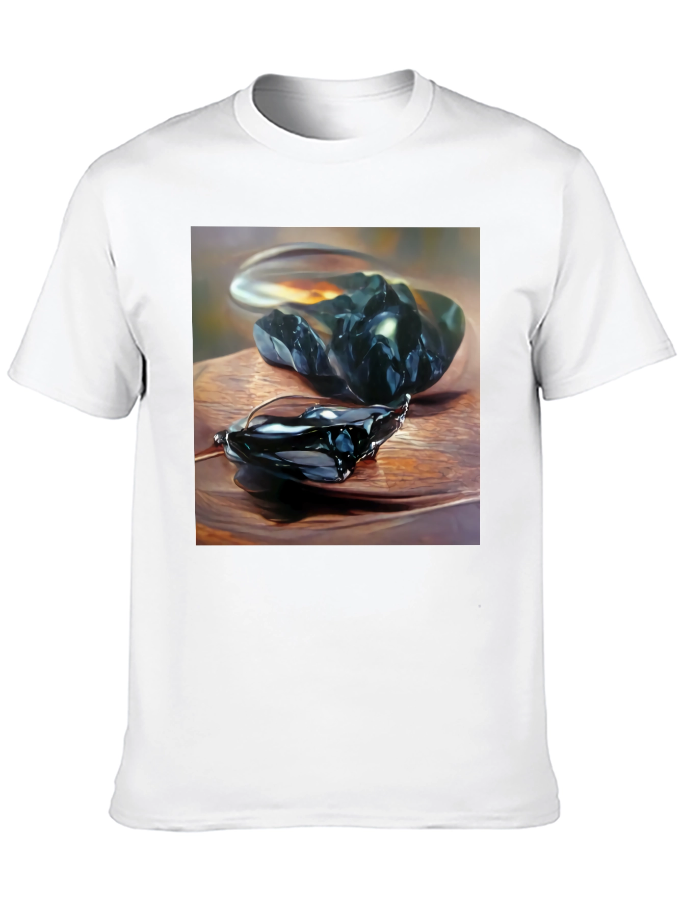 Obsidian Art Black T-Shirt
