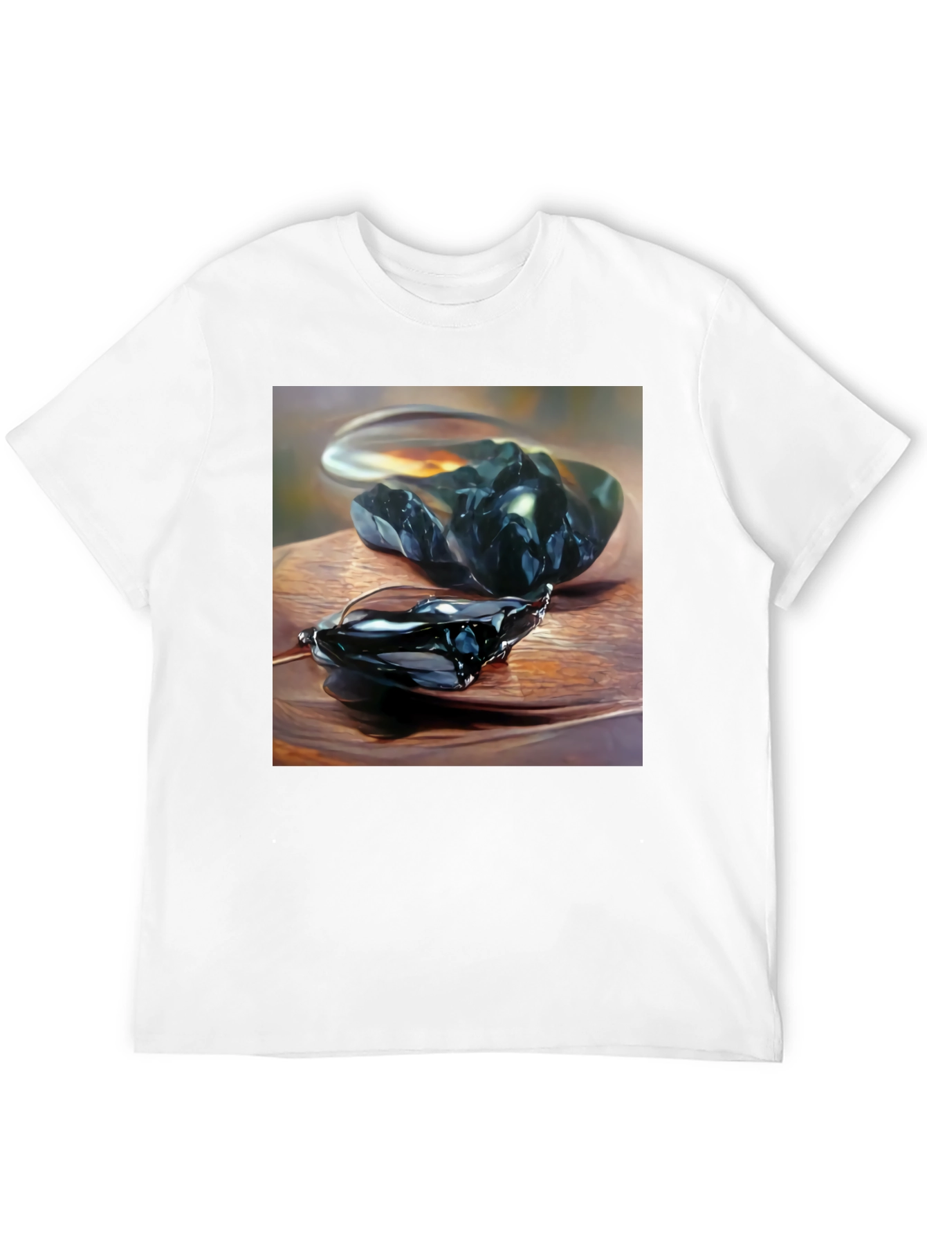 Obsidian Art Black T-Shirt