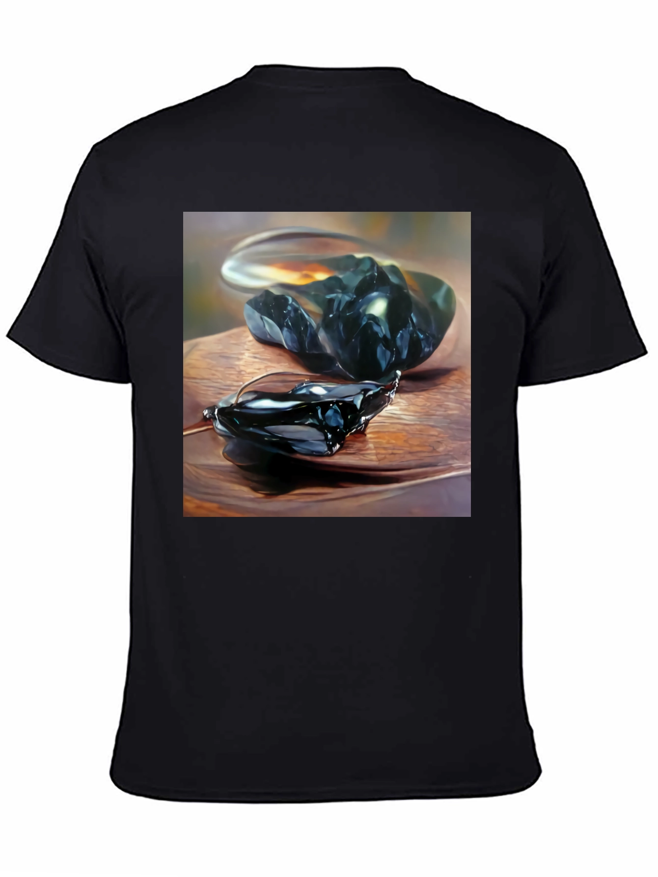 Obsidian Art Black T-Shirt