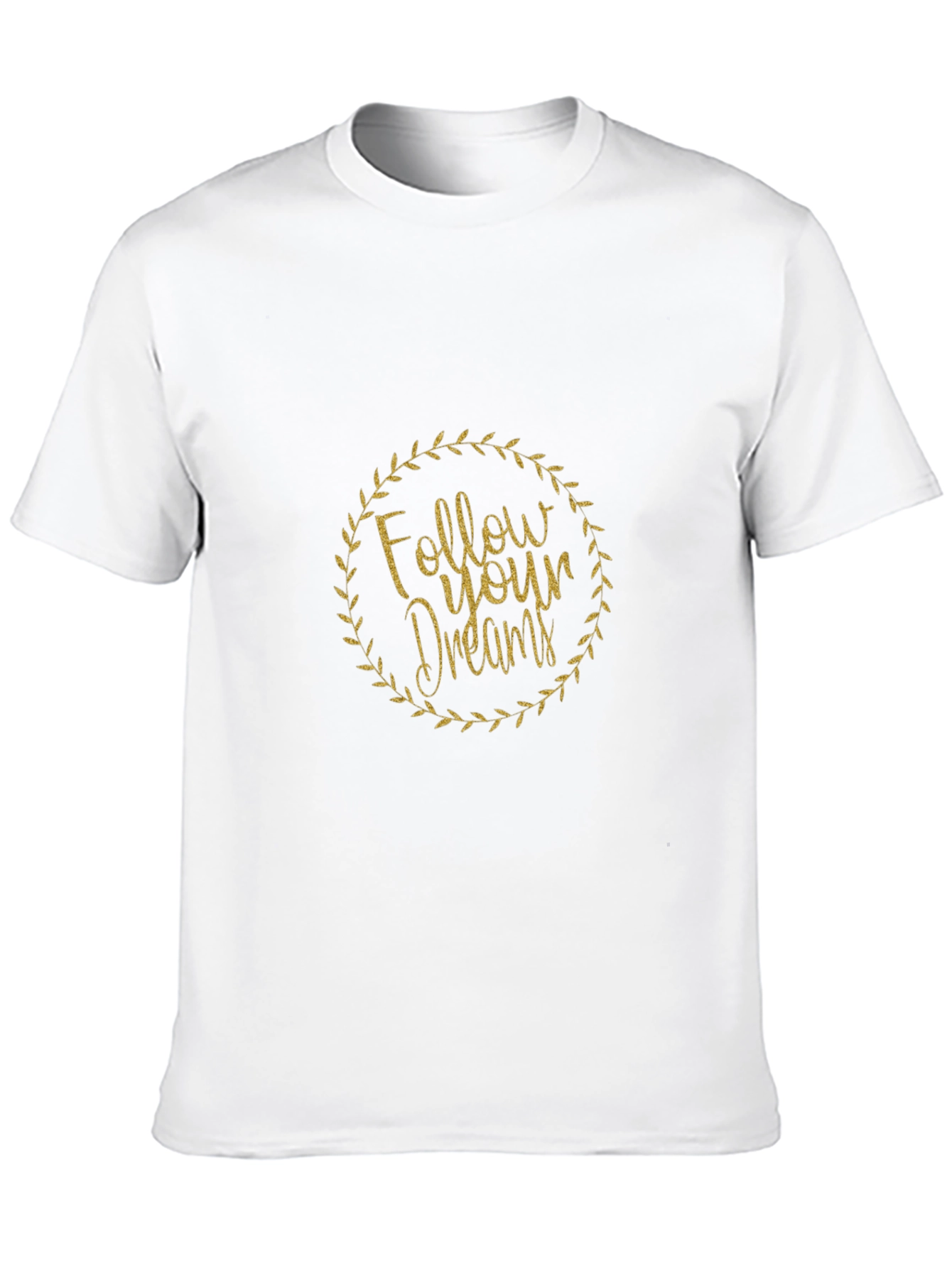 Follow Your Dreams Black Graphic Tee
