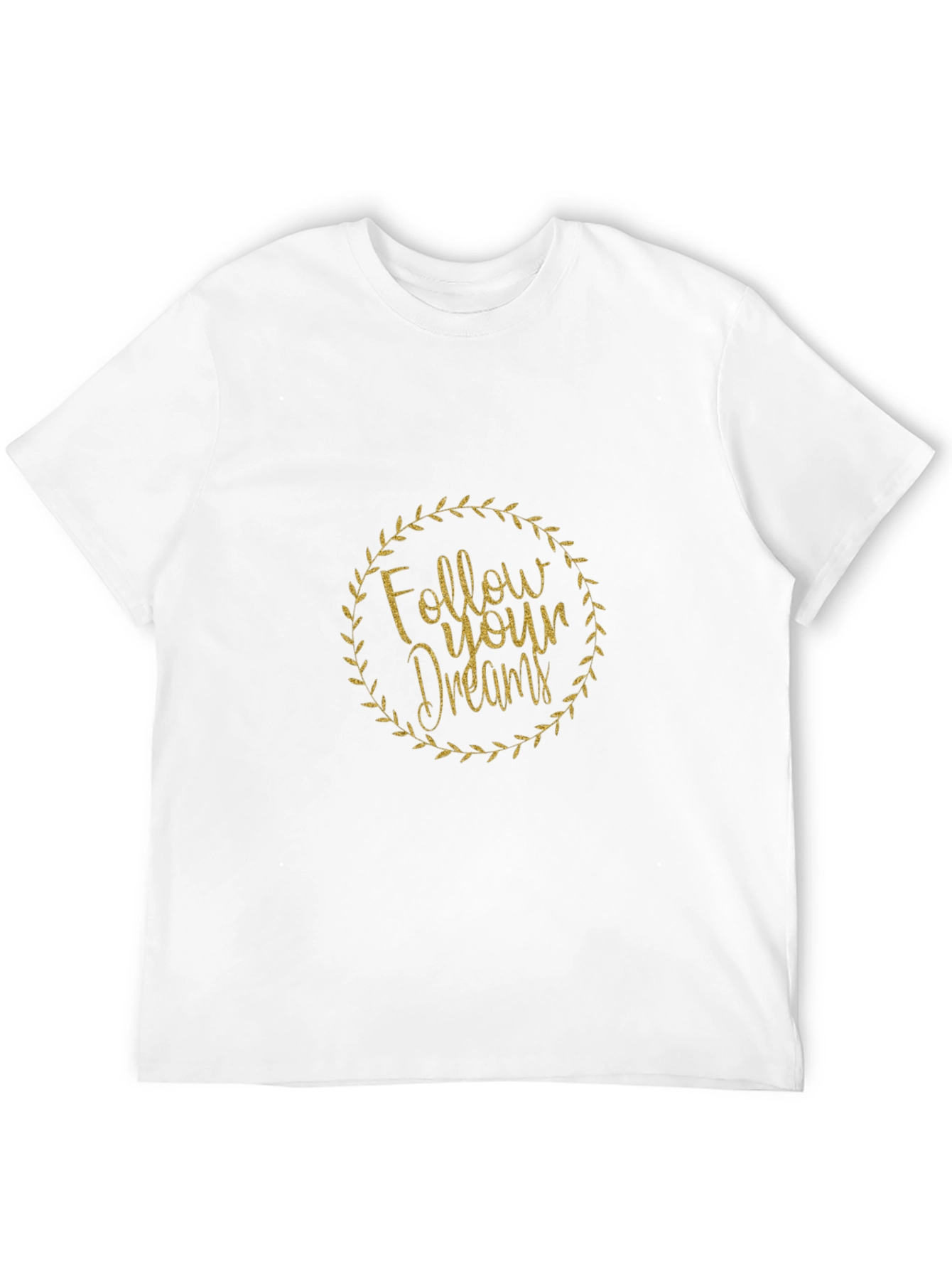 Follow Your Dreams Black Graphic Tee