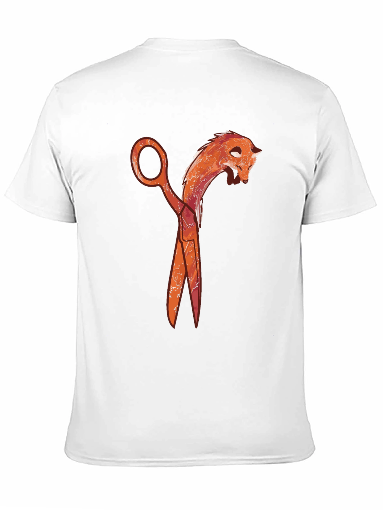 Scissors Dragon Graphic Tee - Black