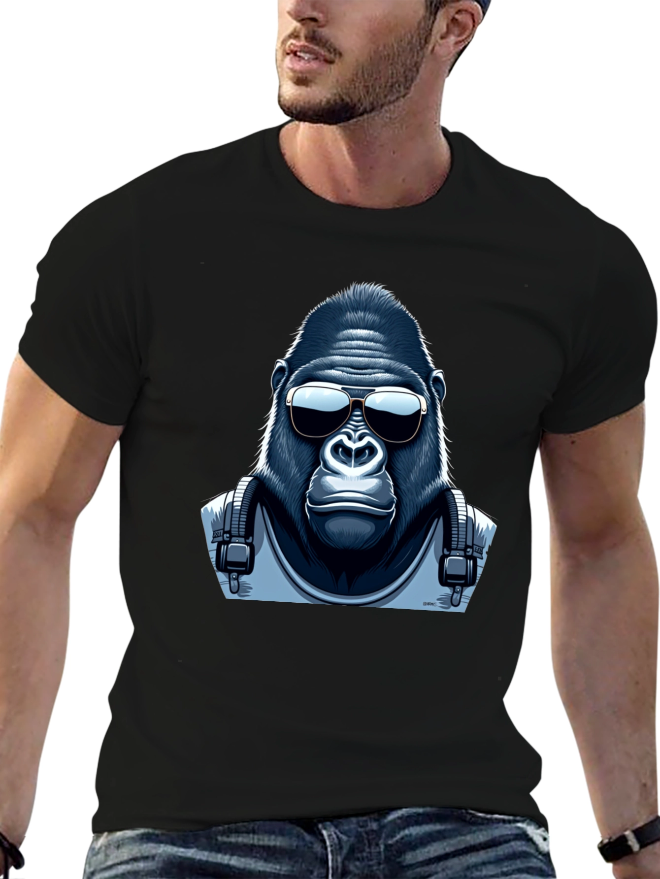 Cool Gorilla Graphic T-Shirt - Modern Style