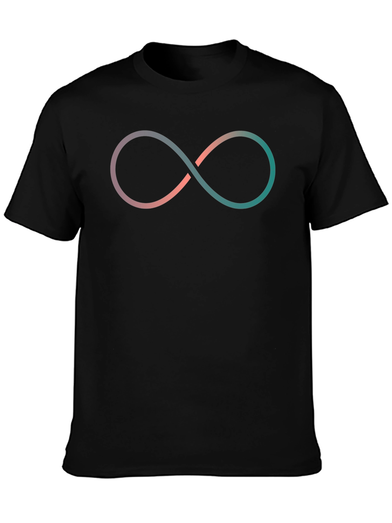 Infinity Symbol T-Shirt - Black Cotton Tee