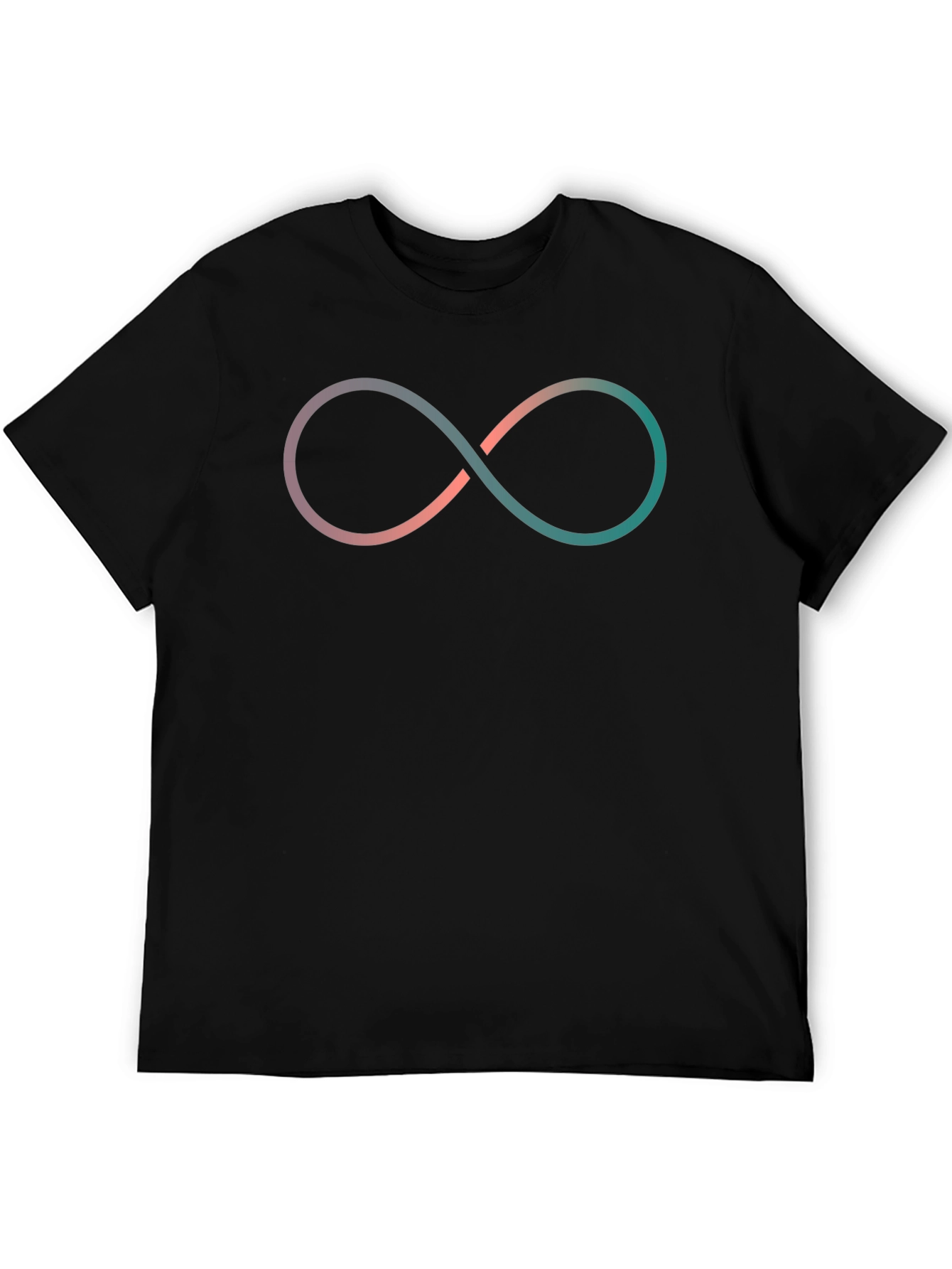 Infinity Symbol T-Shirt - Black Cotton Tee