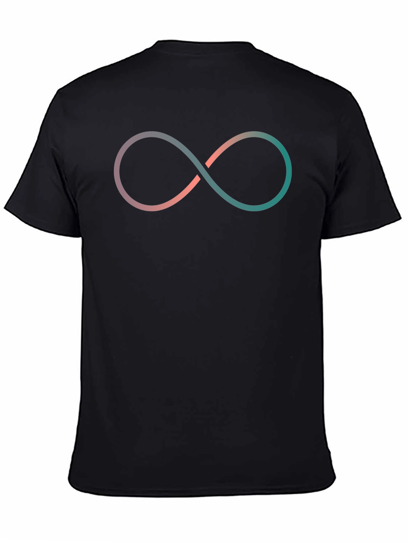 Infinity Symbol T-Shirt - Black Cotton Tee