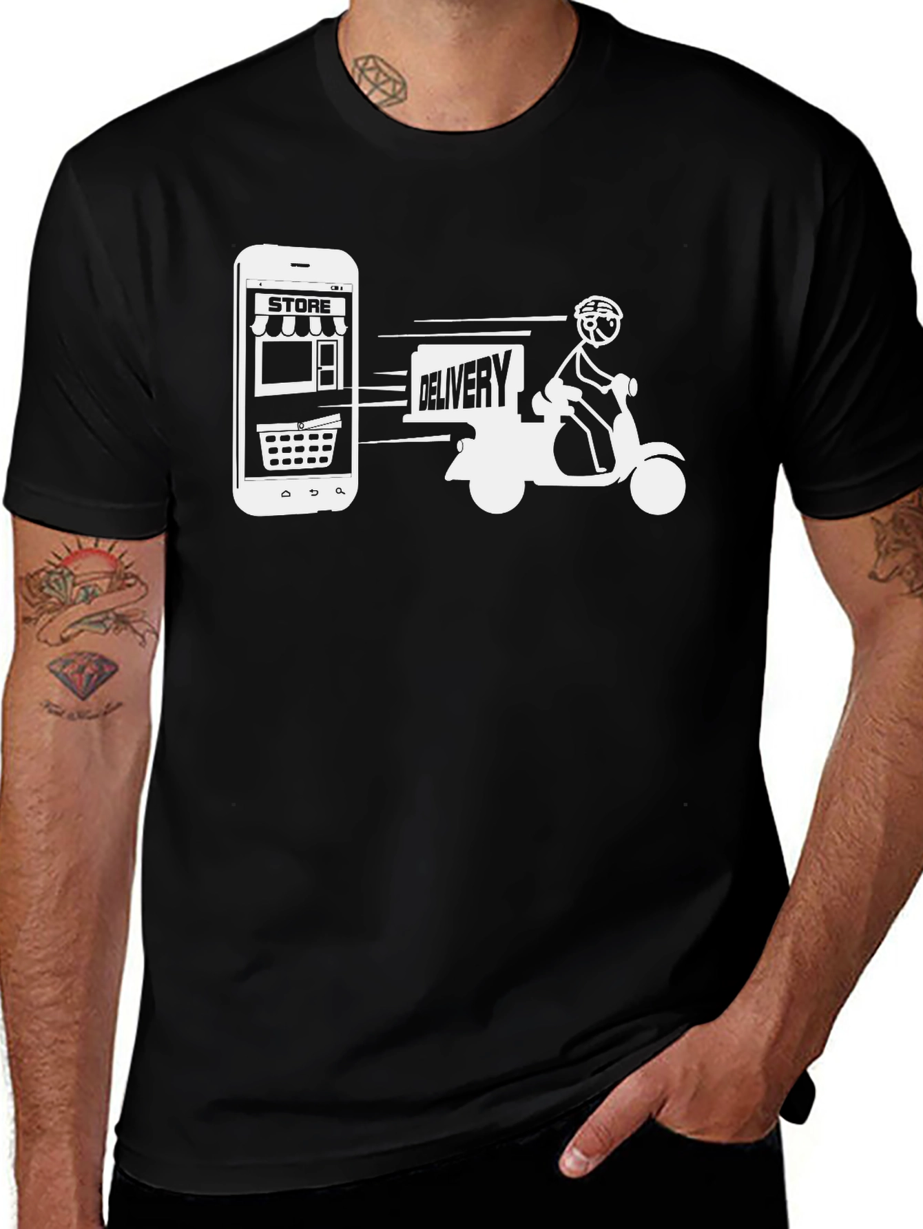 Online Store Delivery T-Shirt