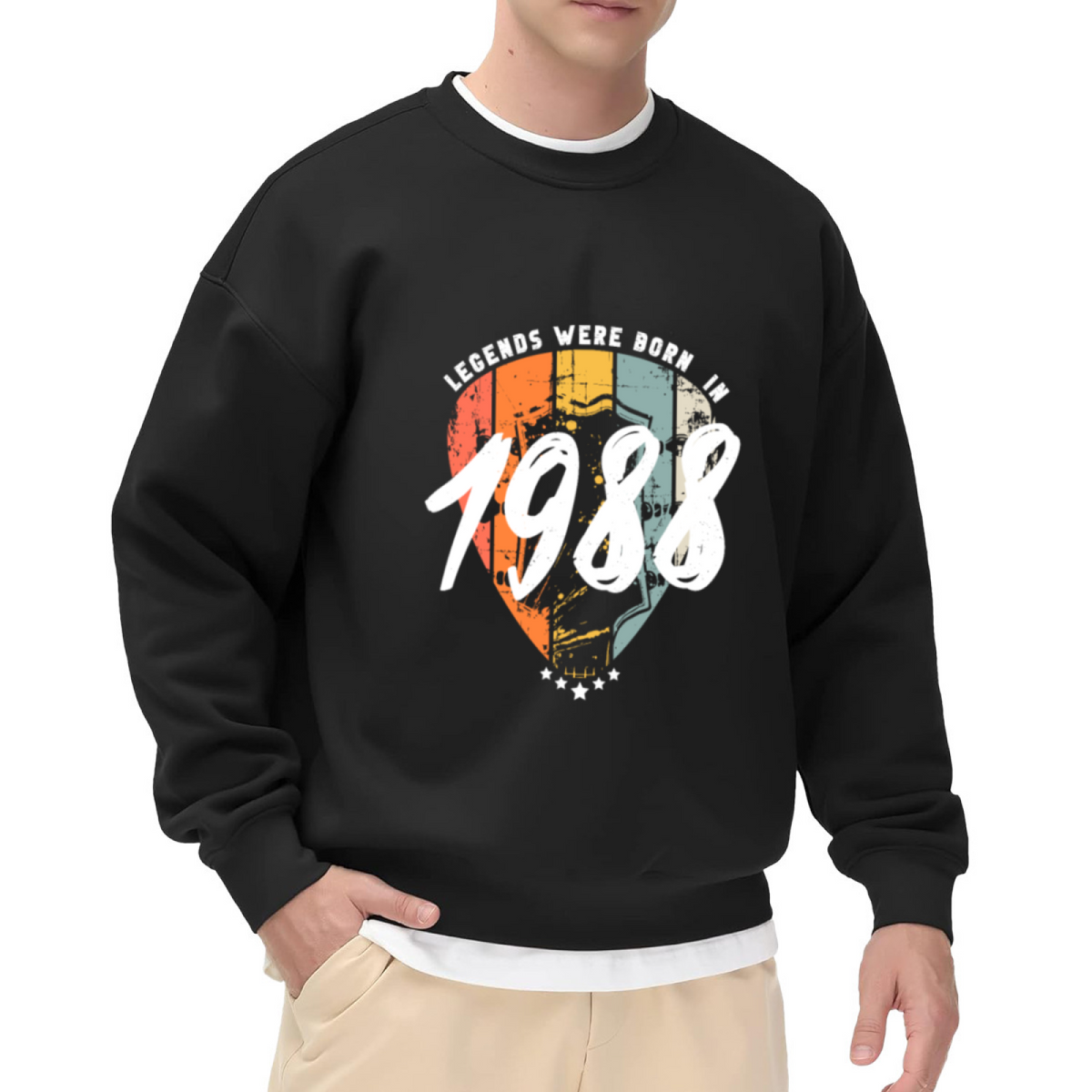 LEGENDS WERE BORN IN 1988 - Vintage Birthday Graphic ԲÁìÎÀÒÂ | Unisex Pullover Sweatshirt