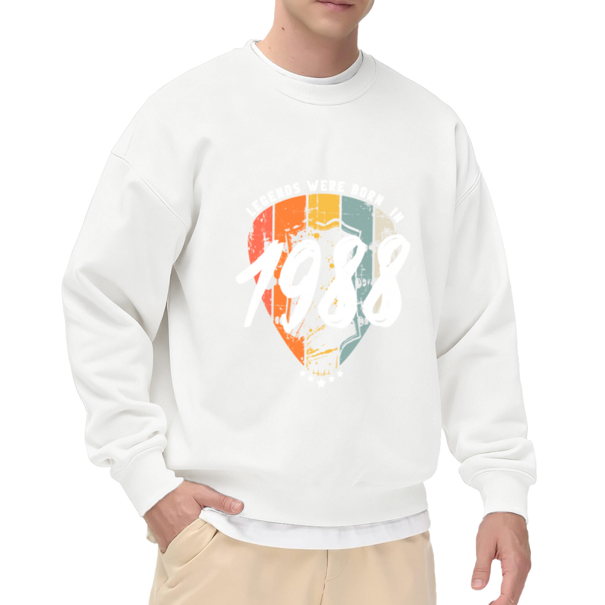 LEGENDS WERE BORN IN 1988 - Vintage Birthday Graphic ԲÁìÎÀÒÂ | Unisex Pullover Sweatshirt