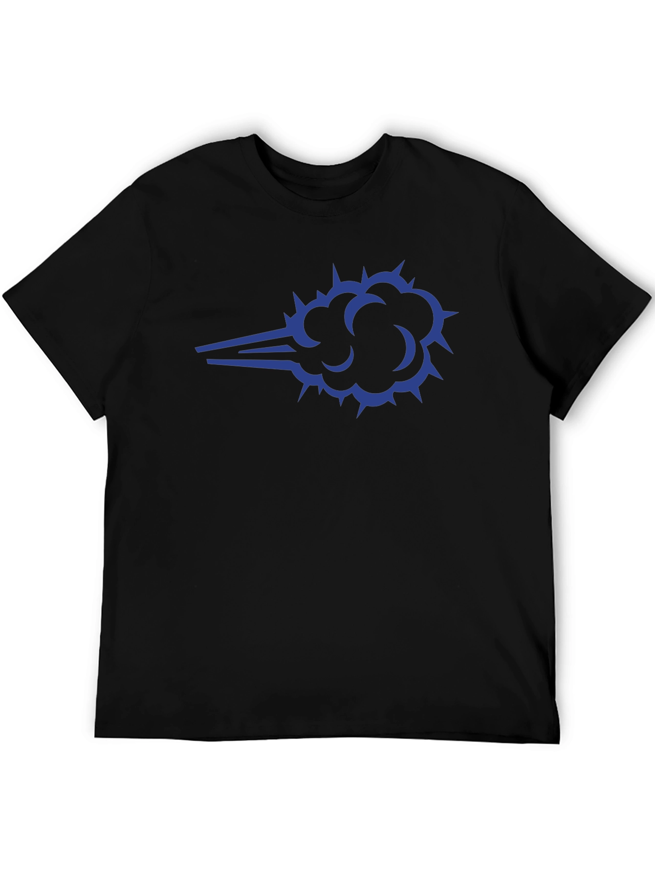 Cool Cloud Graphic Black Tee