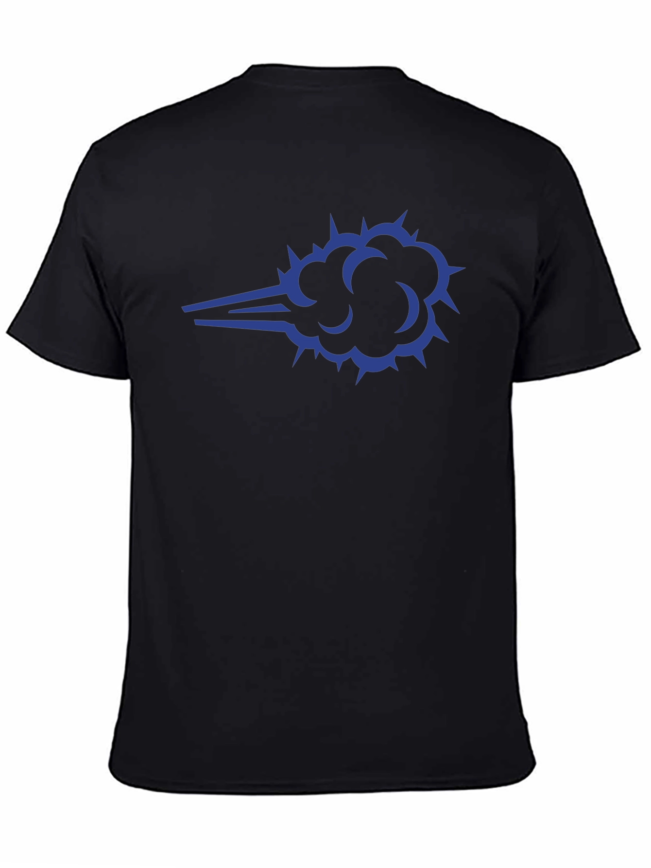 Cool Cloud Graphic Black Tee