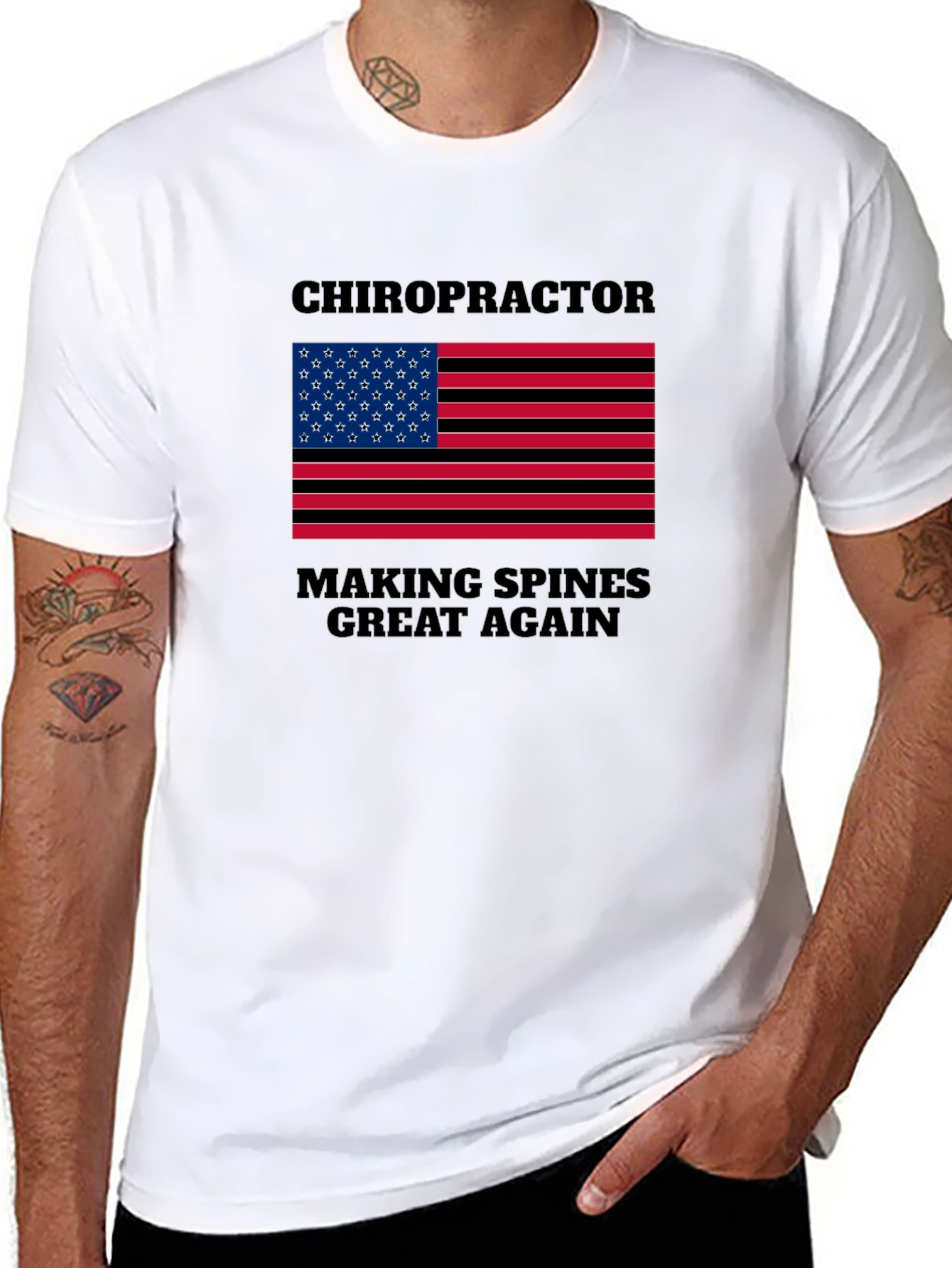 Chiropractor Making Spines Great Again T-Shirt