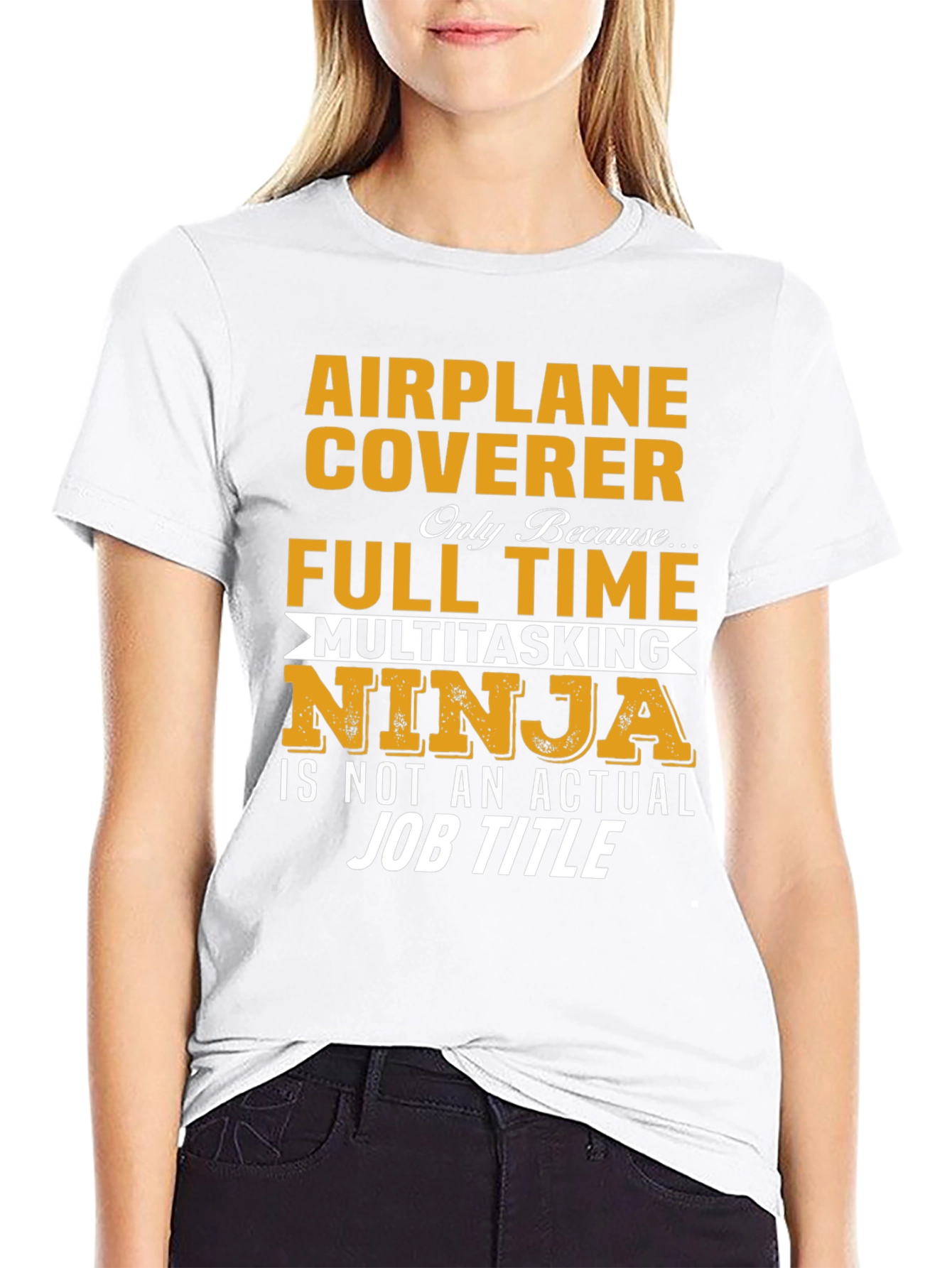 Airplane Coverer Full Time Ninja T-Shirt