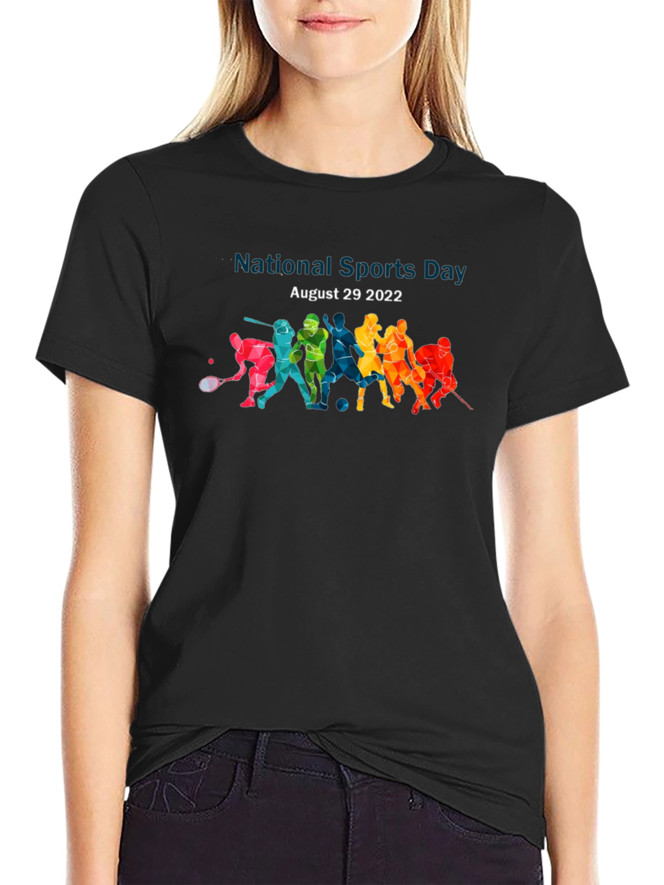 National Sports Day Graphic T-Shirt August 29 2022