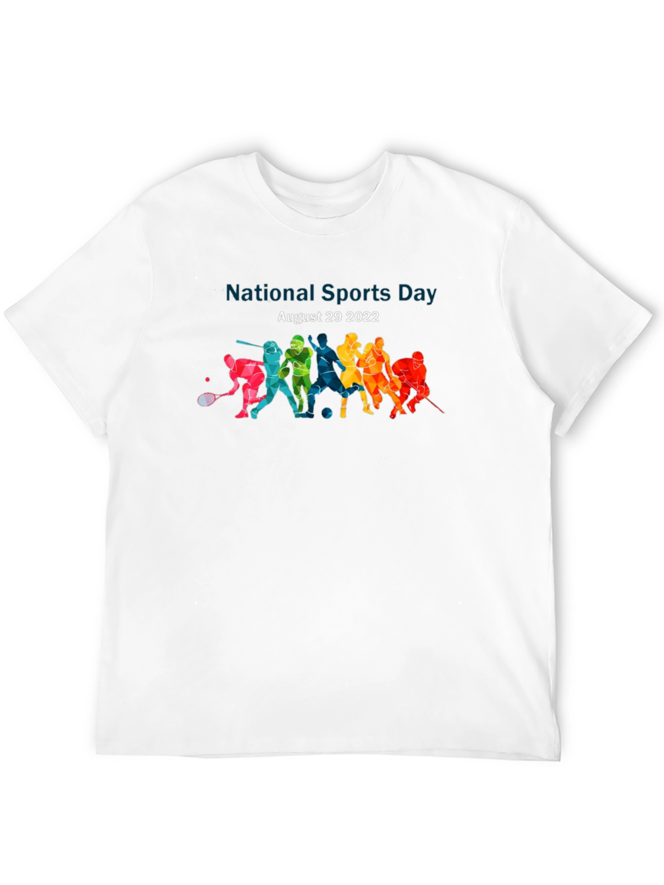 National Sports Day Graphic T-Shirt August 29 2022