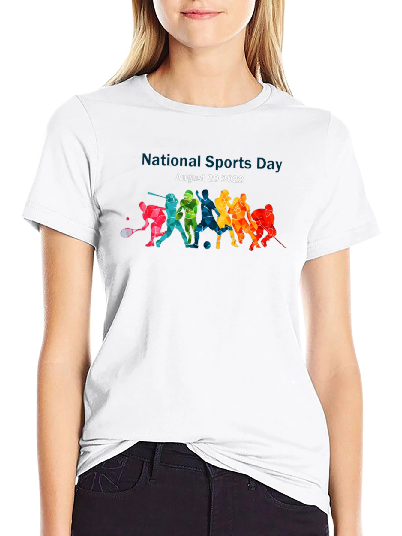 National Sports Day Graphic T-Shirt August 29 2022