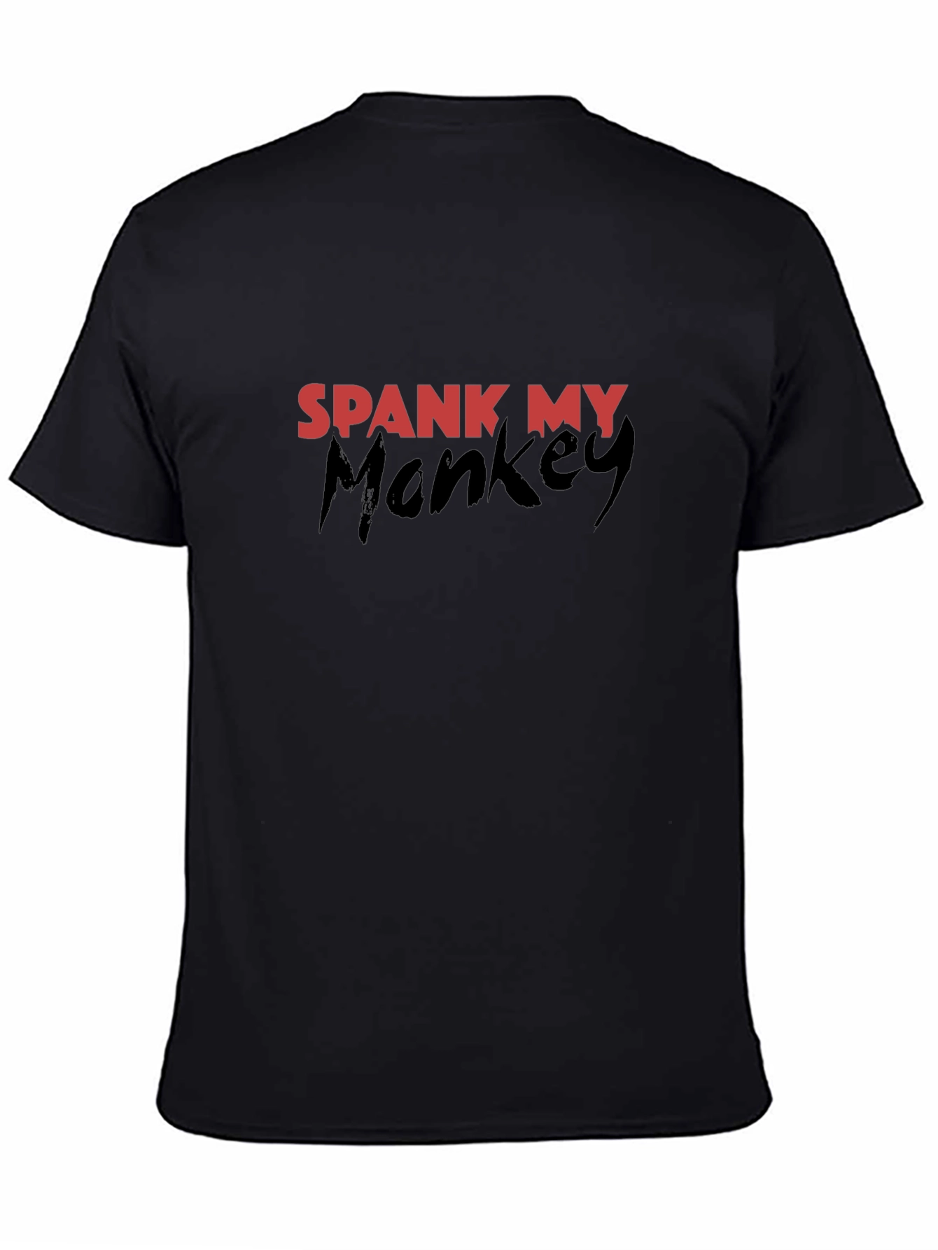 Spank My Monkey Graphic T-Shirt - Black