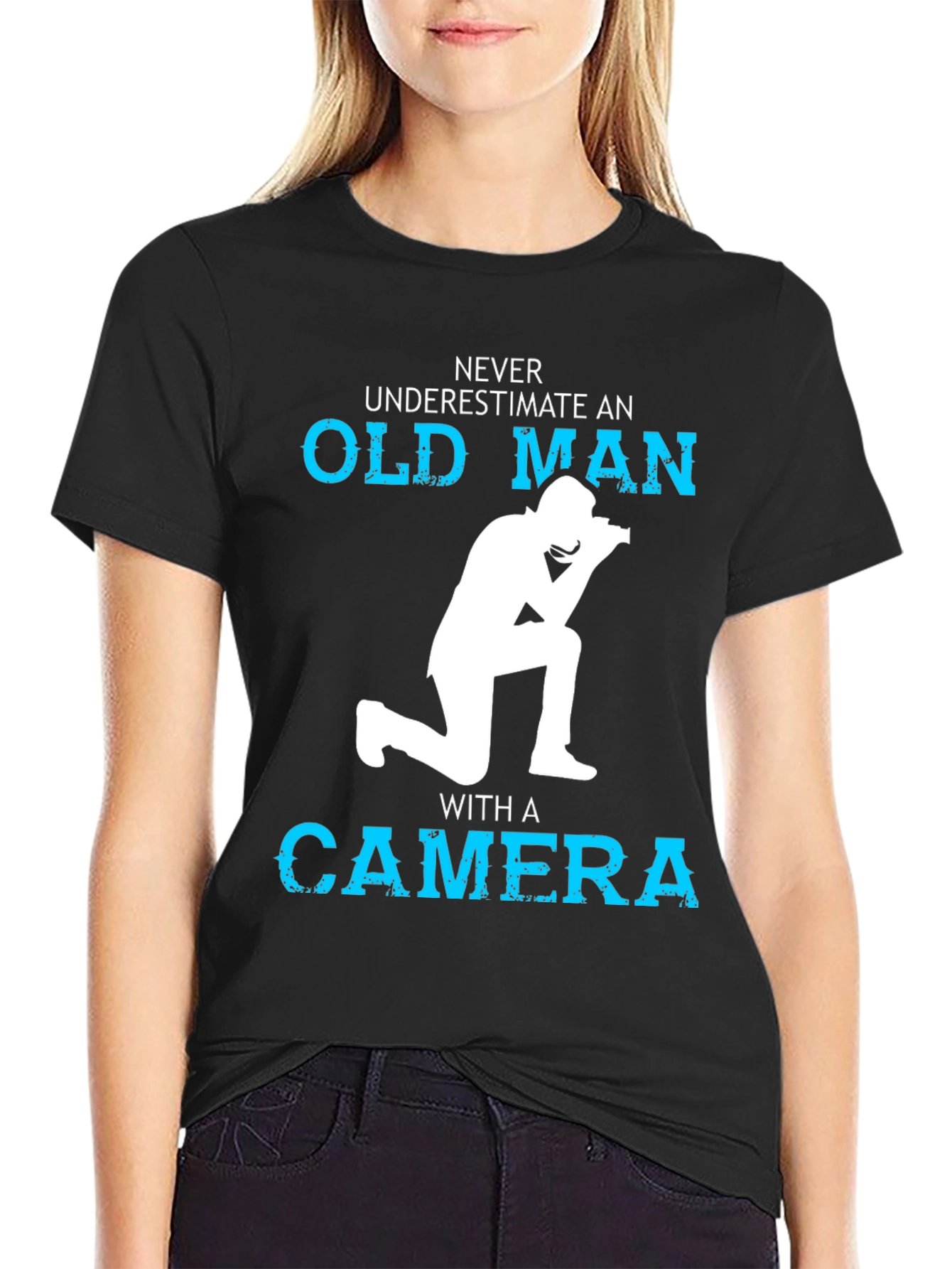 Never Underestimate Old Man T-Shirt