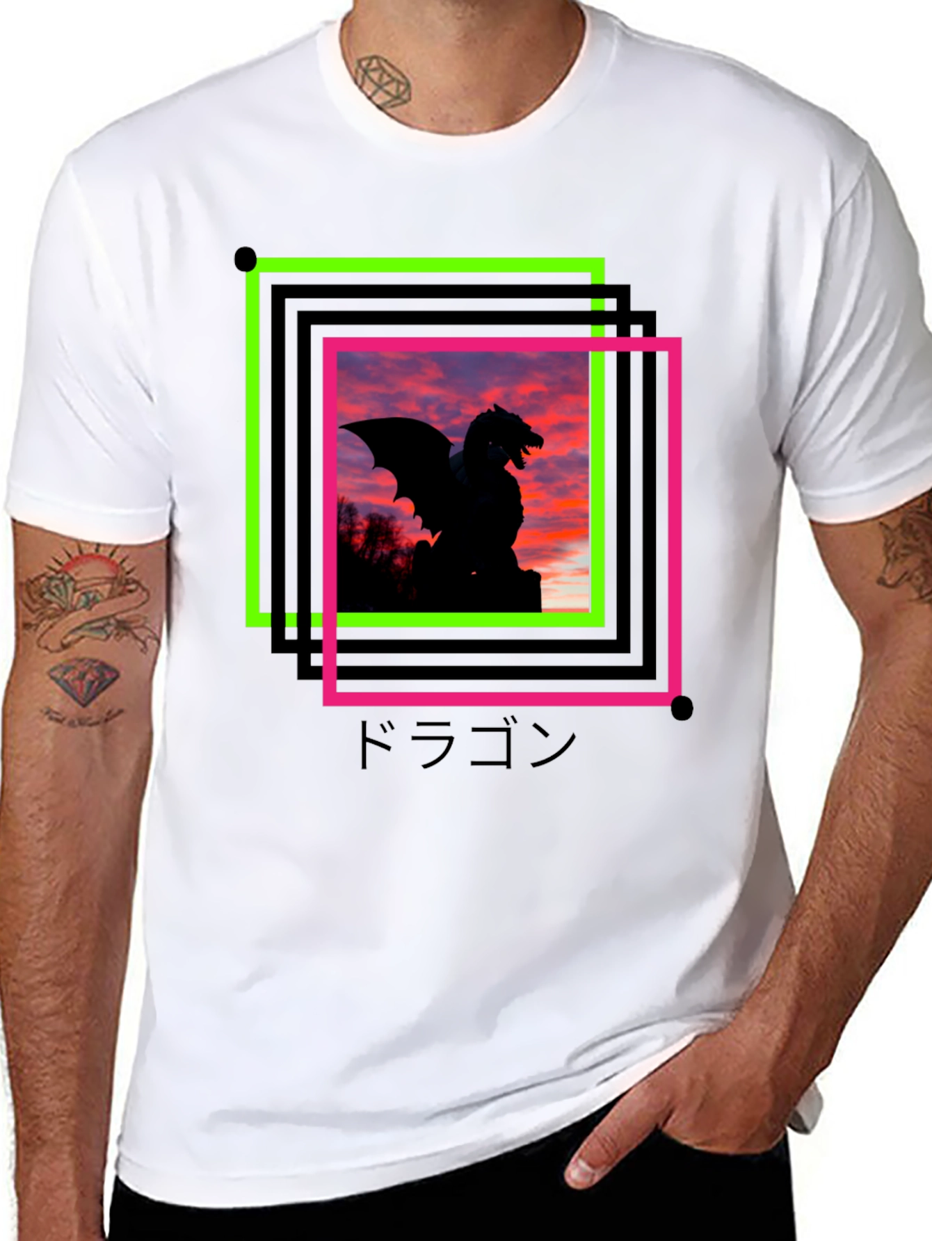 Dragon Silhouette Graphic Tee