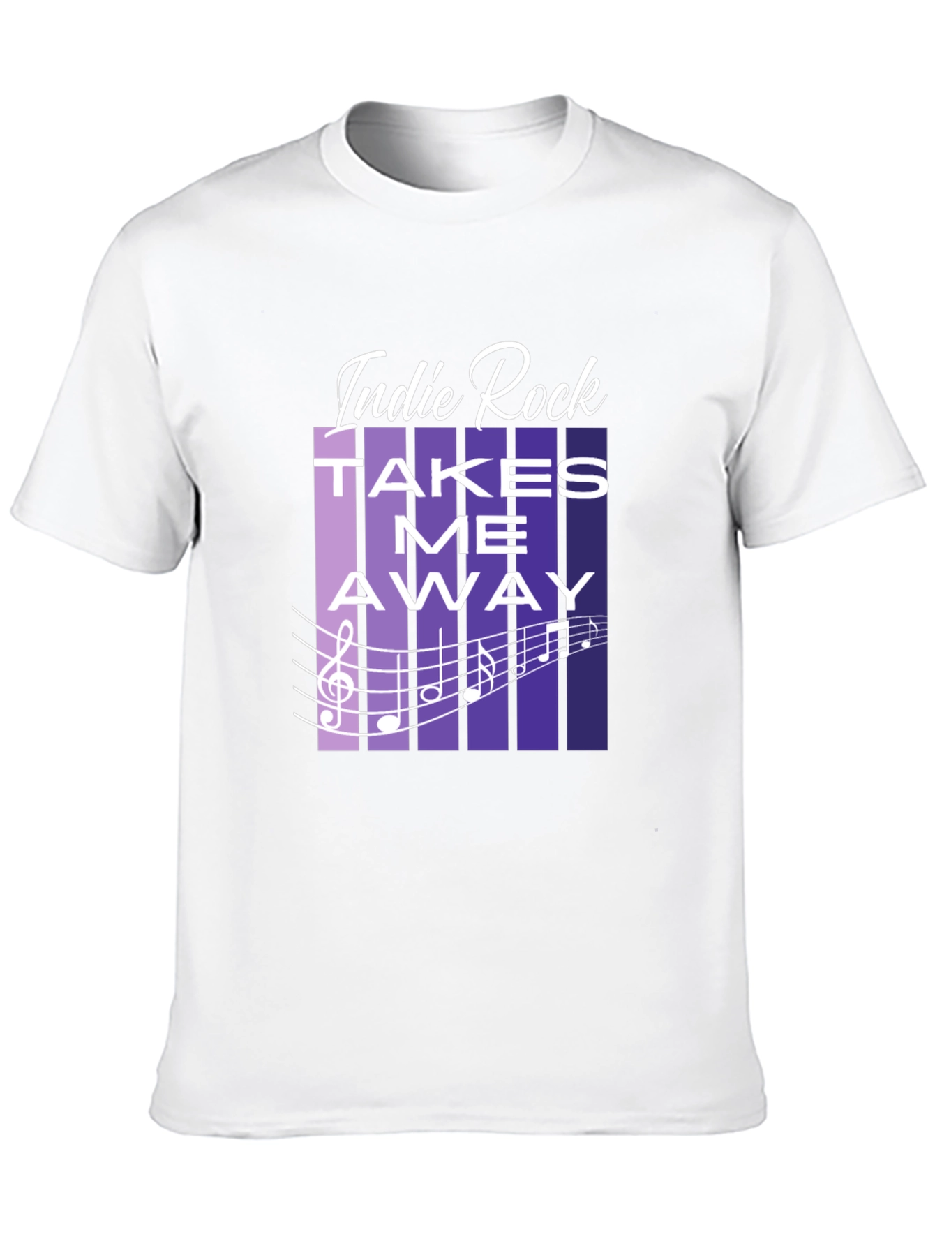 Indie Rock Takes Me Away Graphic T-Shirt