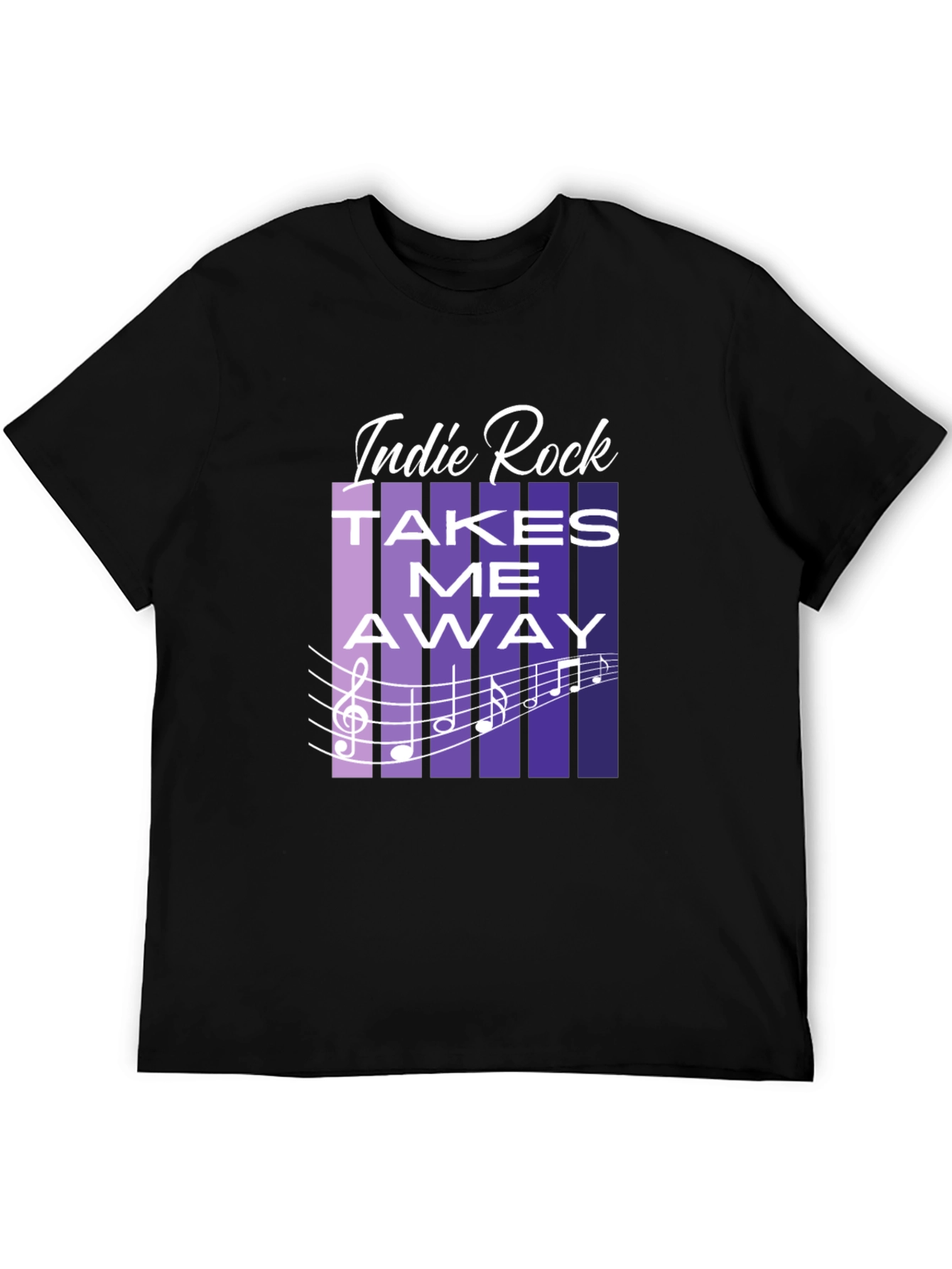Indie Rock Takes Me Away Graphic T-Shirt