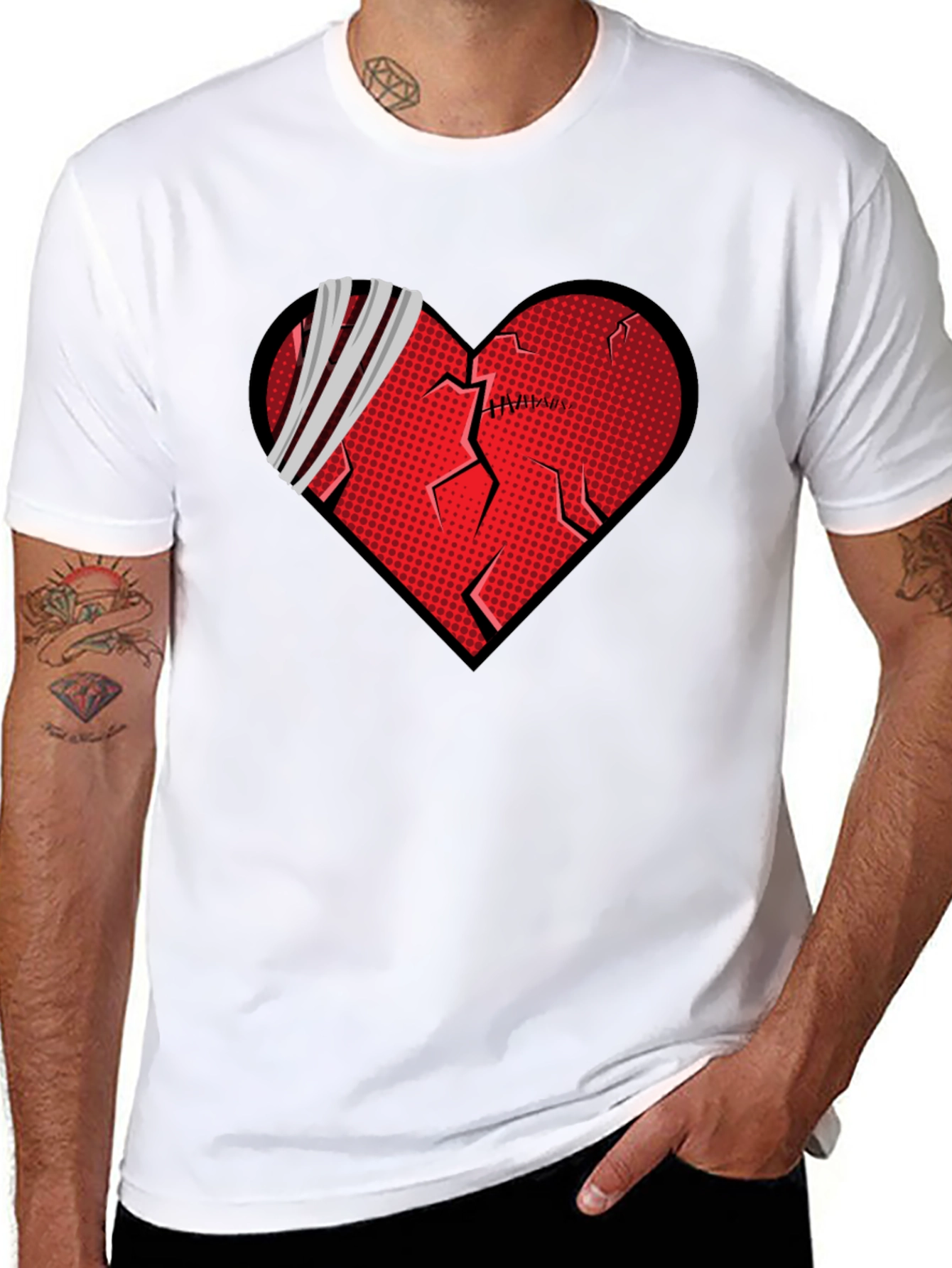 Broken Heart Repair Graphic T-Shirt