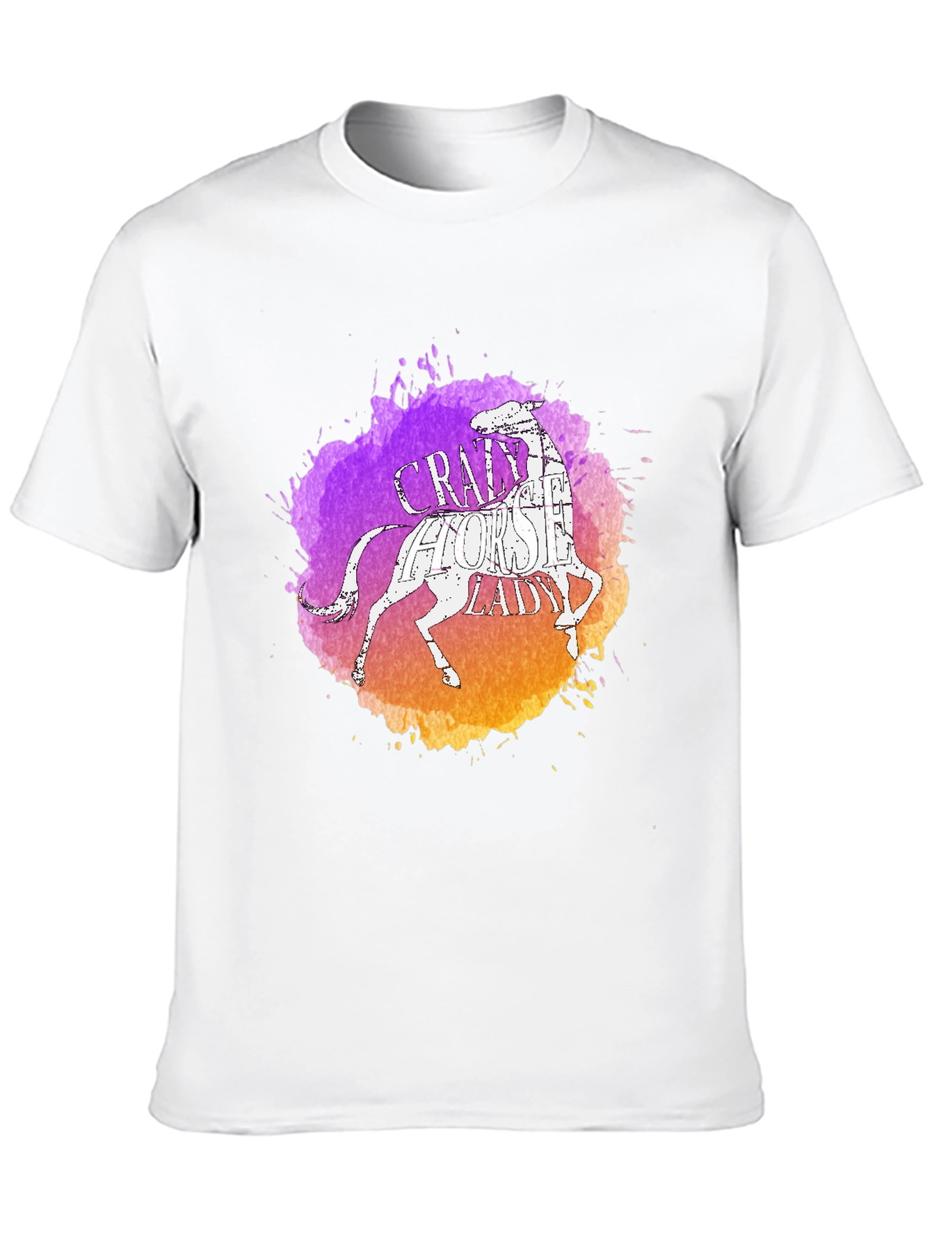 Crazy Horse Lady Graphic Tee - Black