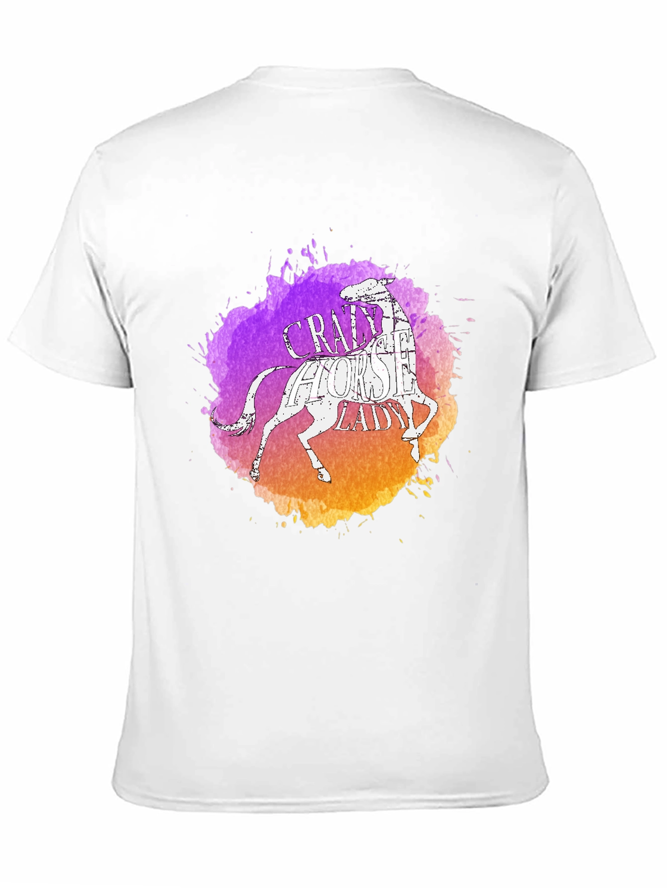 Crazy Horse Lady Graphic Tee - Black