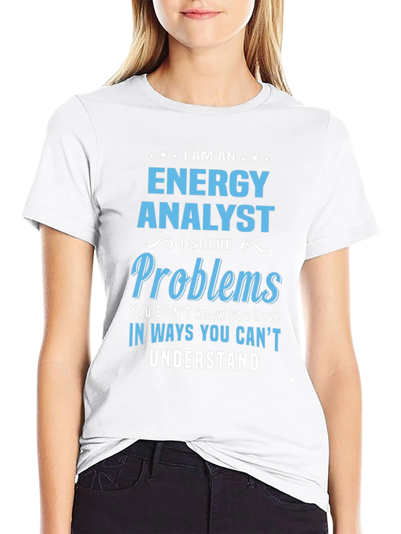 Energy Analyst Problem Solver Graphic T-Shirt