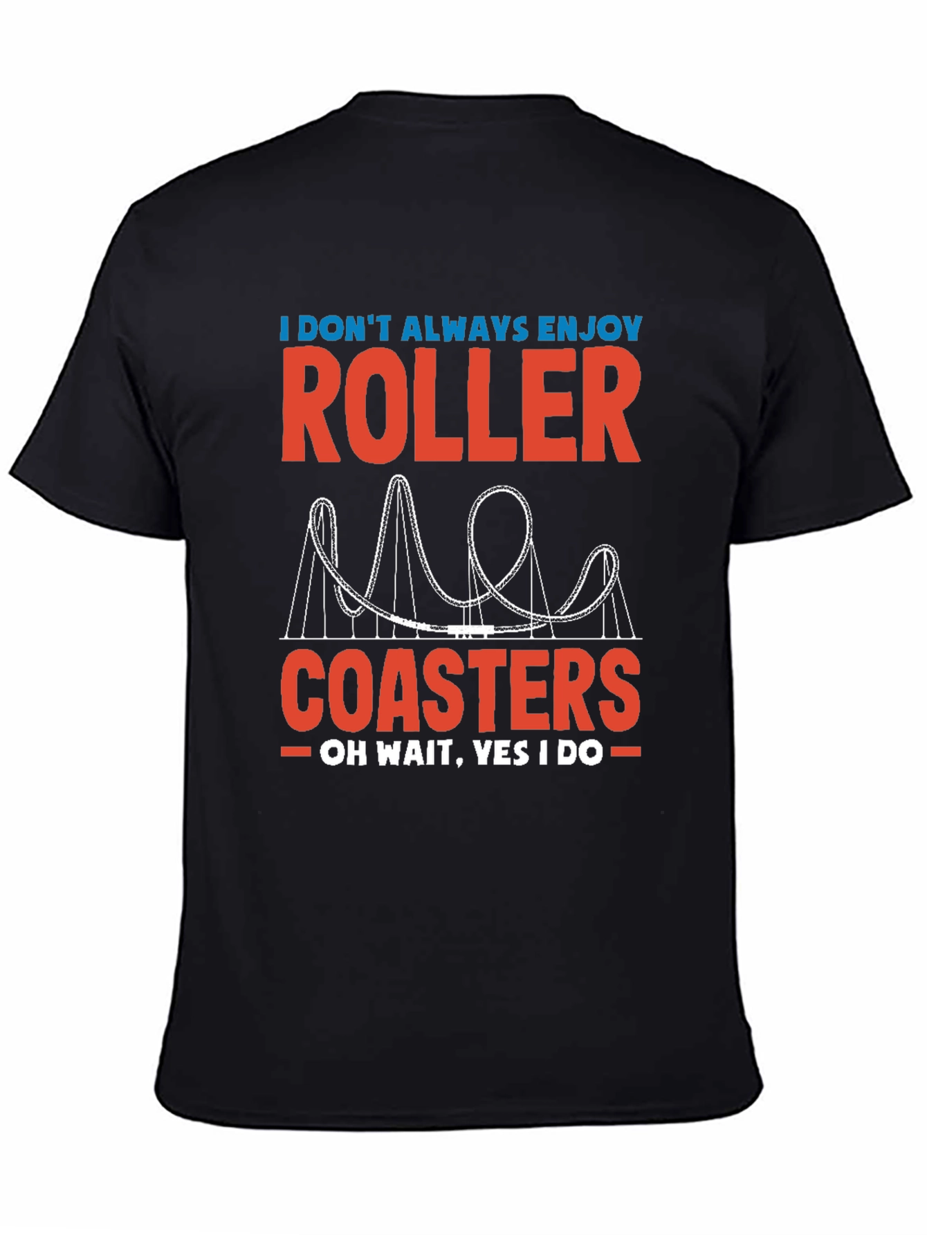 Roller Coaster Graphic Tee - Enjoy the Ride!