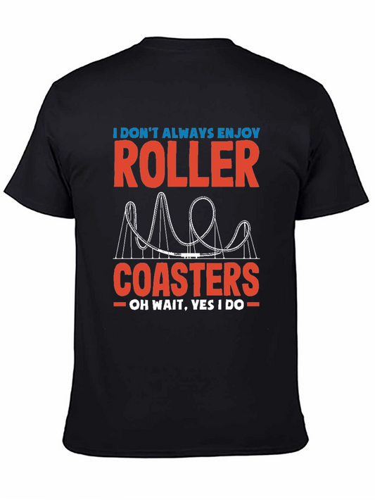 Roller Coaster Graphic Tee - Enjoy the Ride!