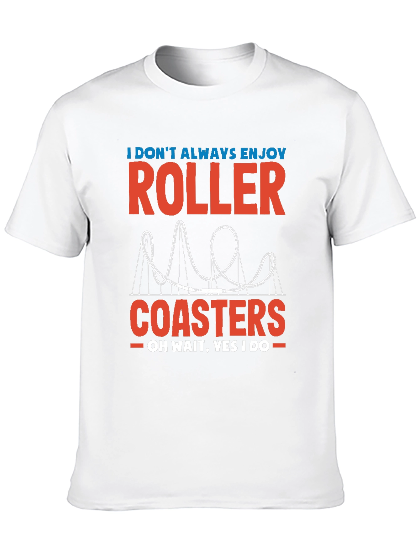 Roller Coaster Graphic Tee - Enjoy the Ride!