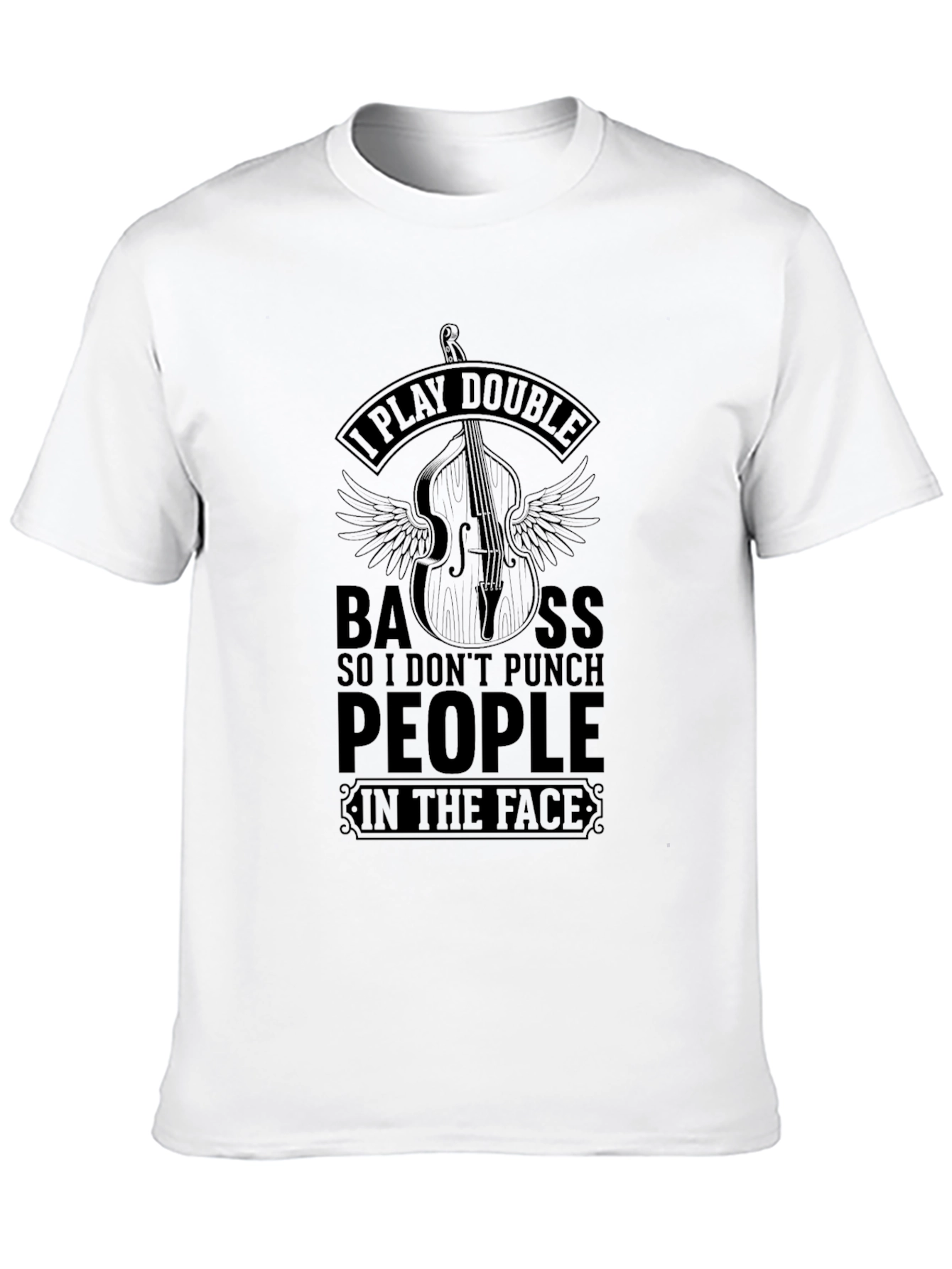 Double Bass Player Humor Graphic Tee