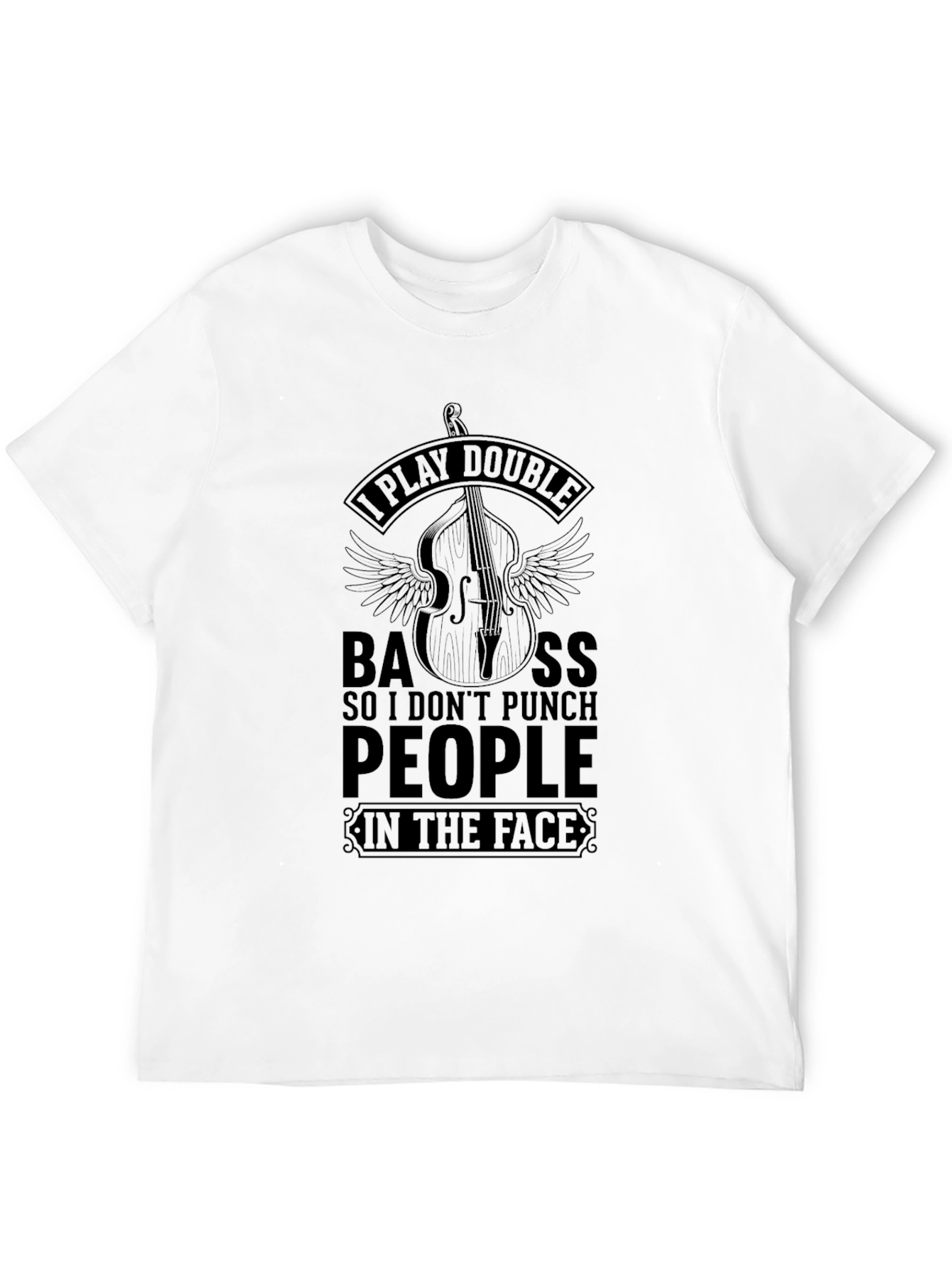 Double Bass Player Humor Graphic Tee