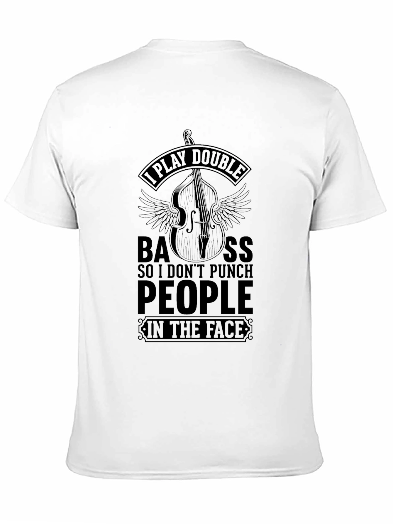 Double Bass Player Humor Graphic Tee