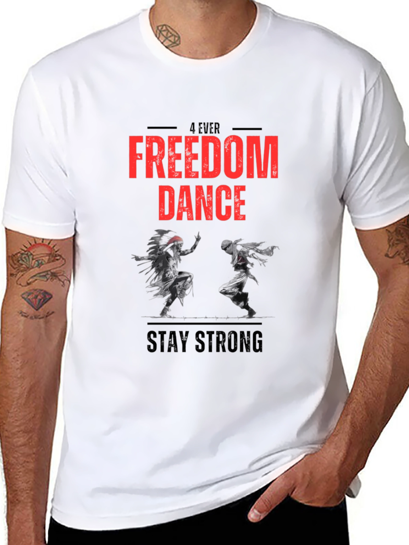 Freedom Dance Graphic T-Shirt
